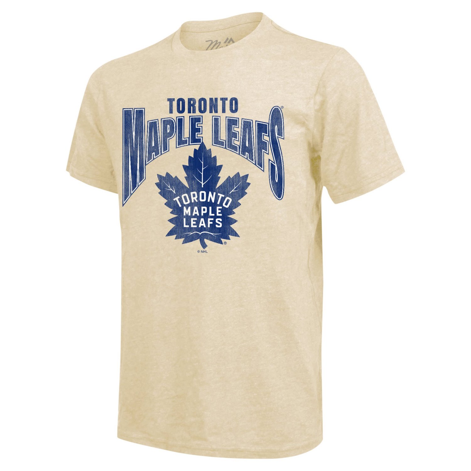 Majestic Threads Auston Matthews Toronto Maple Leafs Dynasty Name  Number Tri-Blend T-Shirt                                      - view number 2