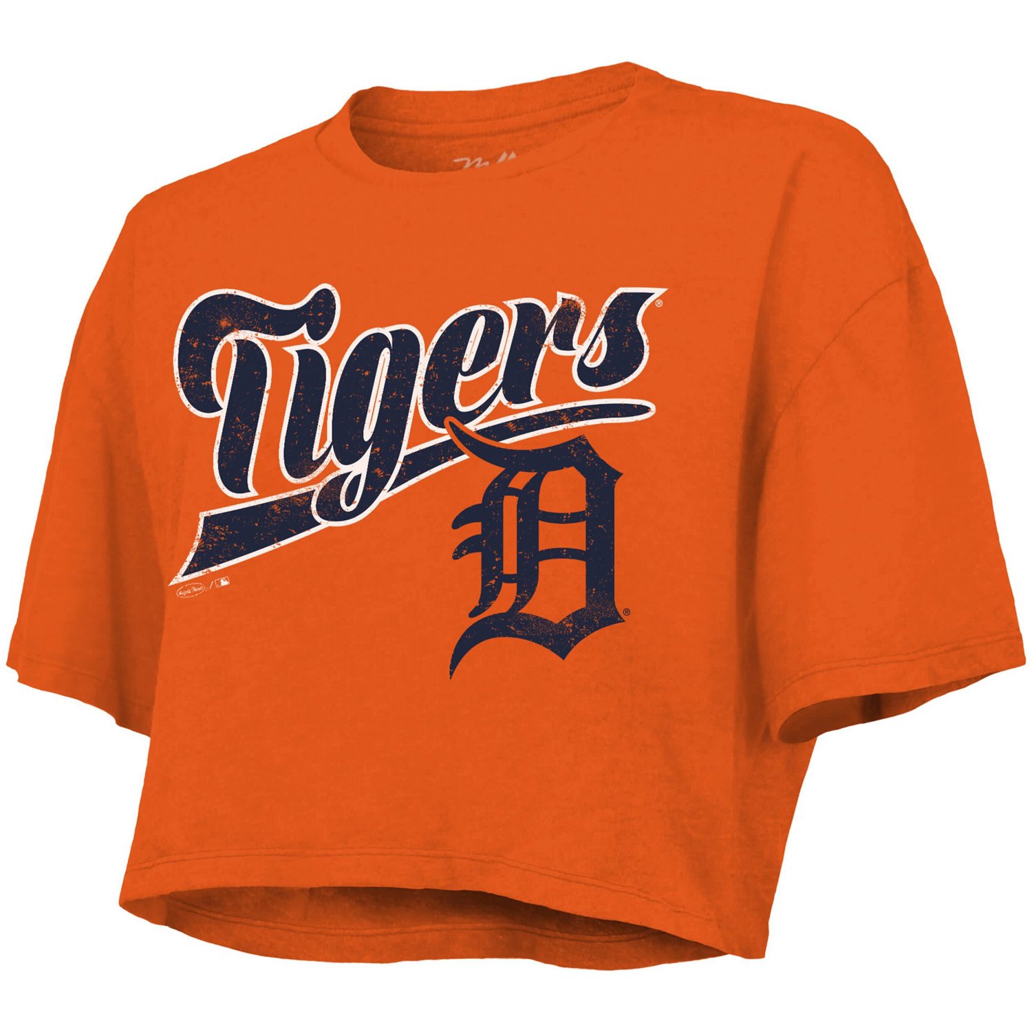 Majestic Threads Detroit Tigers Boxy Crop T-Shirt - view number 2