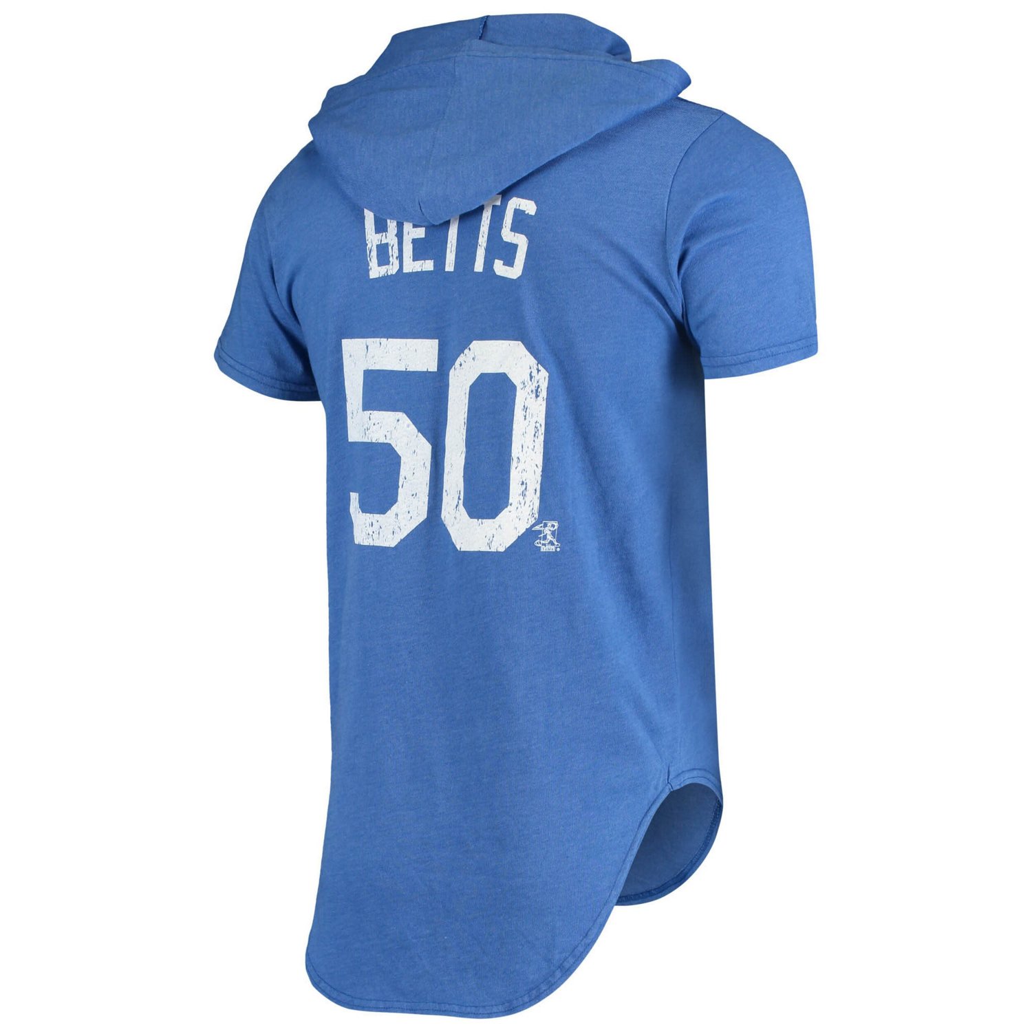 Majestic Threads Mookie Betts Los Angeles Dodgers Softhand Player Hoodie T-Shirt - view number 3