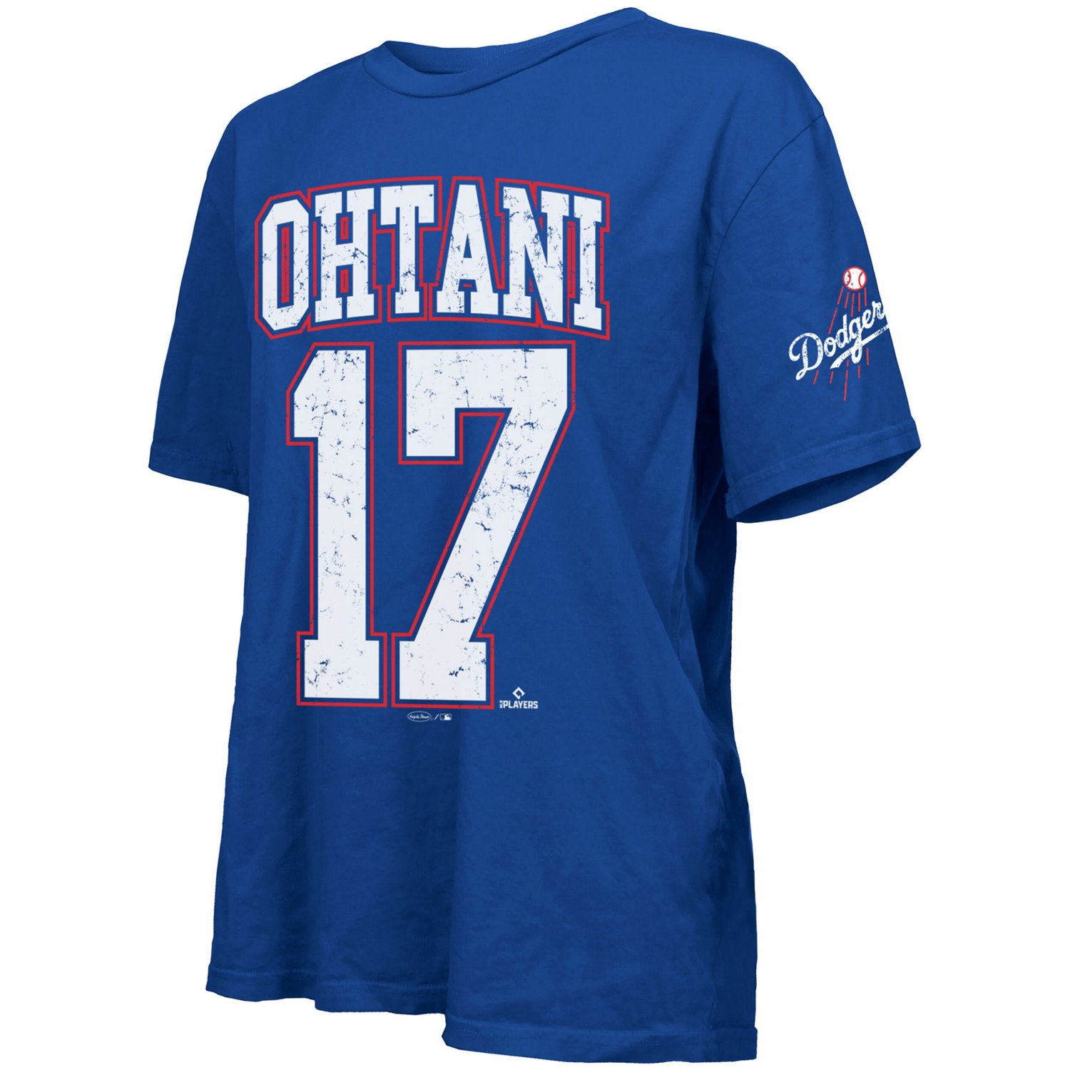 Majestic Threads Shohei Ohtani Los Angeles Dodgers Oversized Name  Number T-Shirt - view number 2