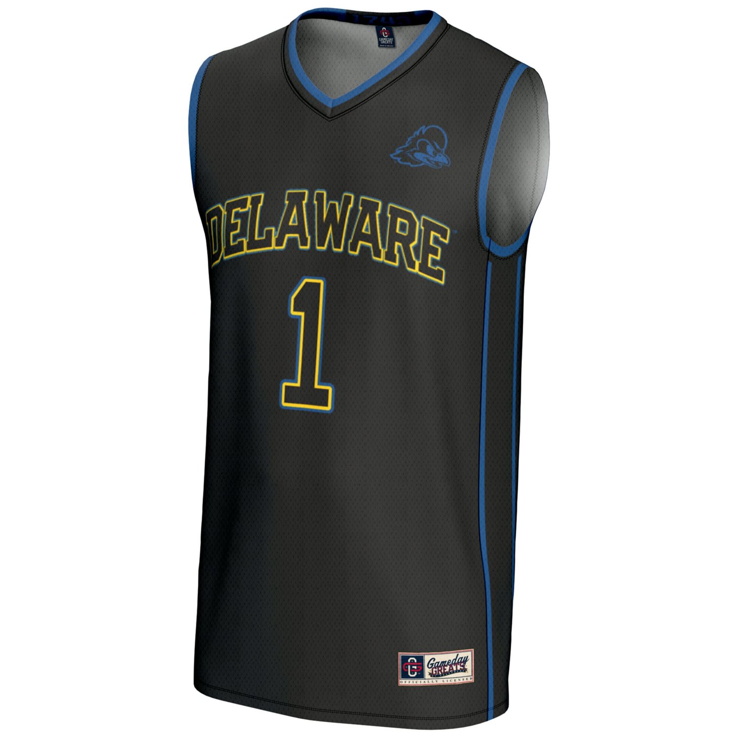 Male GameDay Greats 1 Delaware Fightin' Blue Hens Lightweight Basketball Jersey - view number 2