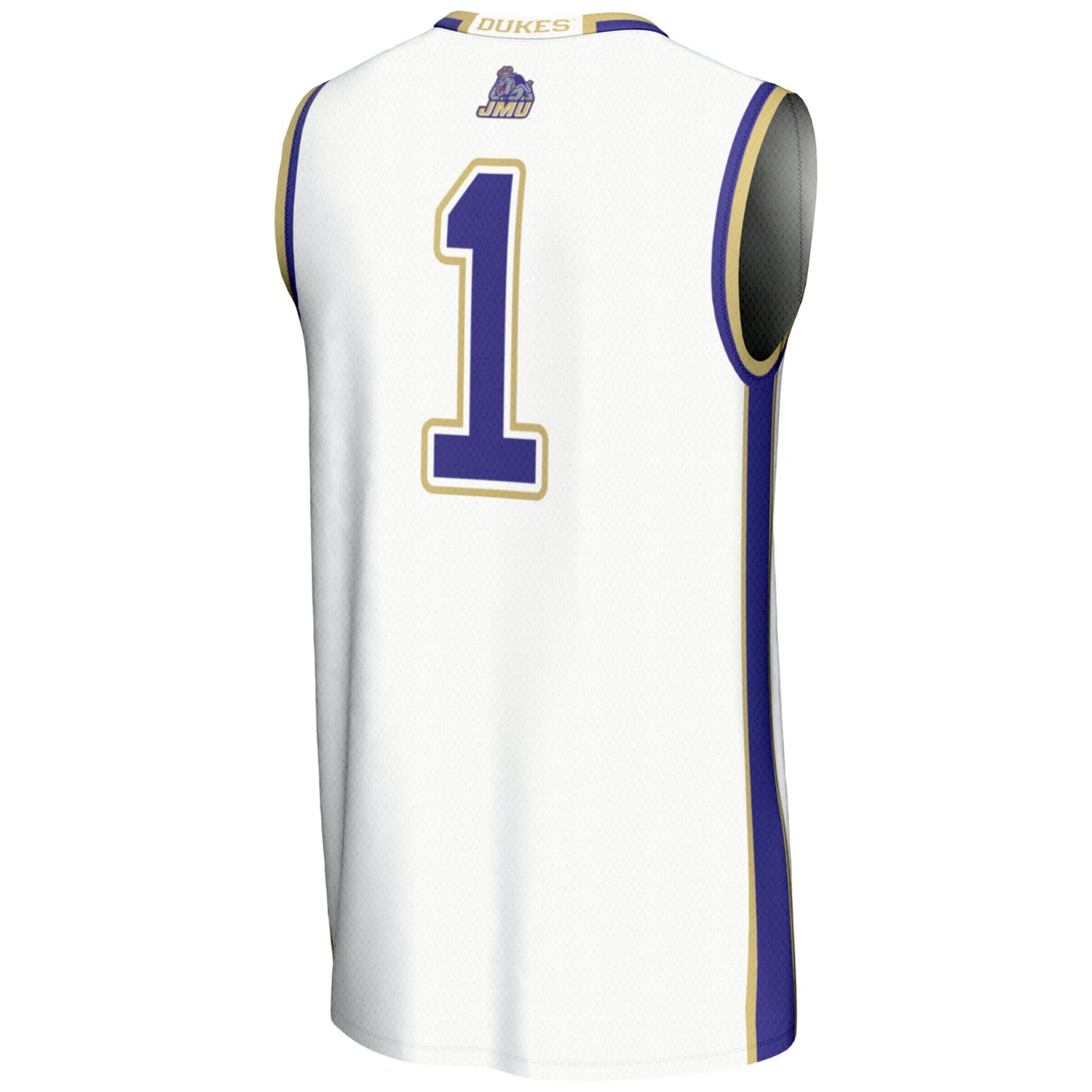 Male GameDay Greats 1 James Madison Dukes Lightweight Basketball Jersey - view number 3