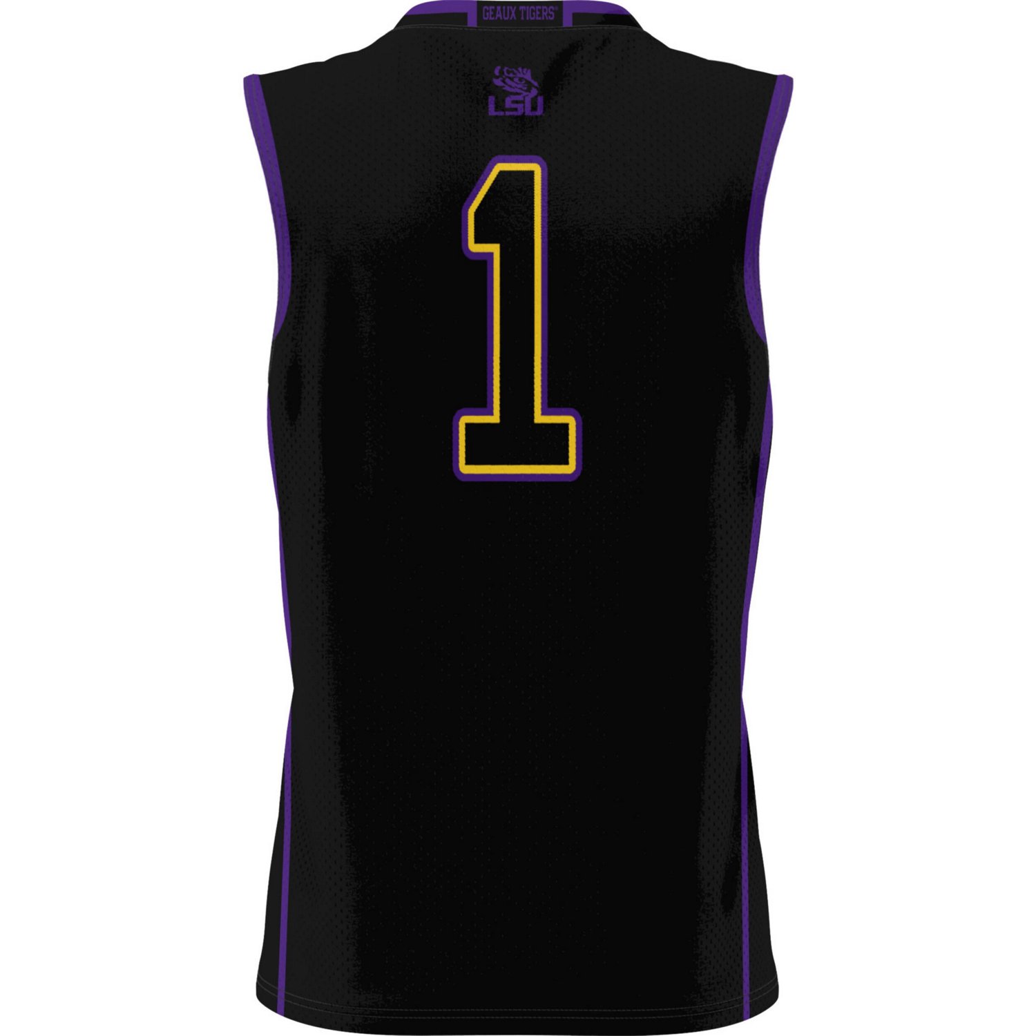 Male GameDay Greats 1 LSU Tigers Lightweight Basketball Jersey