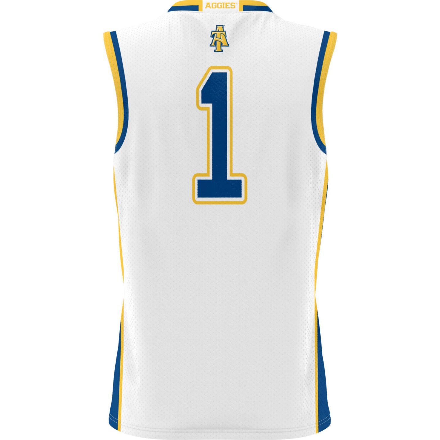 Male GameDay Greats 1 North Carolina AT Aggies Lightweight Basketball Jersey - view number 3