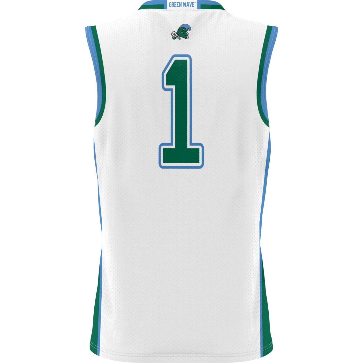 Male GameDay Greats 1 Tulane Green Wave Lightweight Basketball Jersey - view number 3