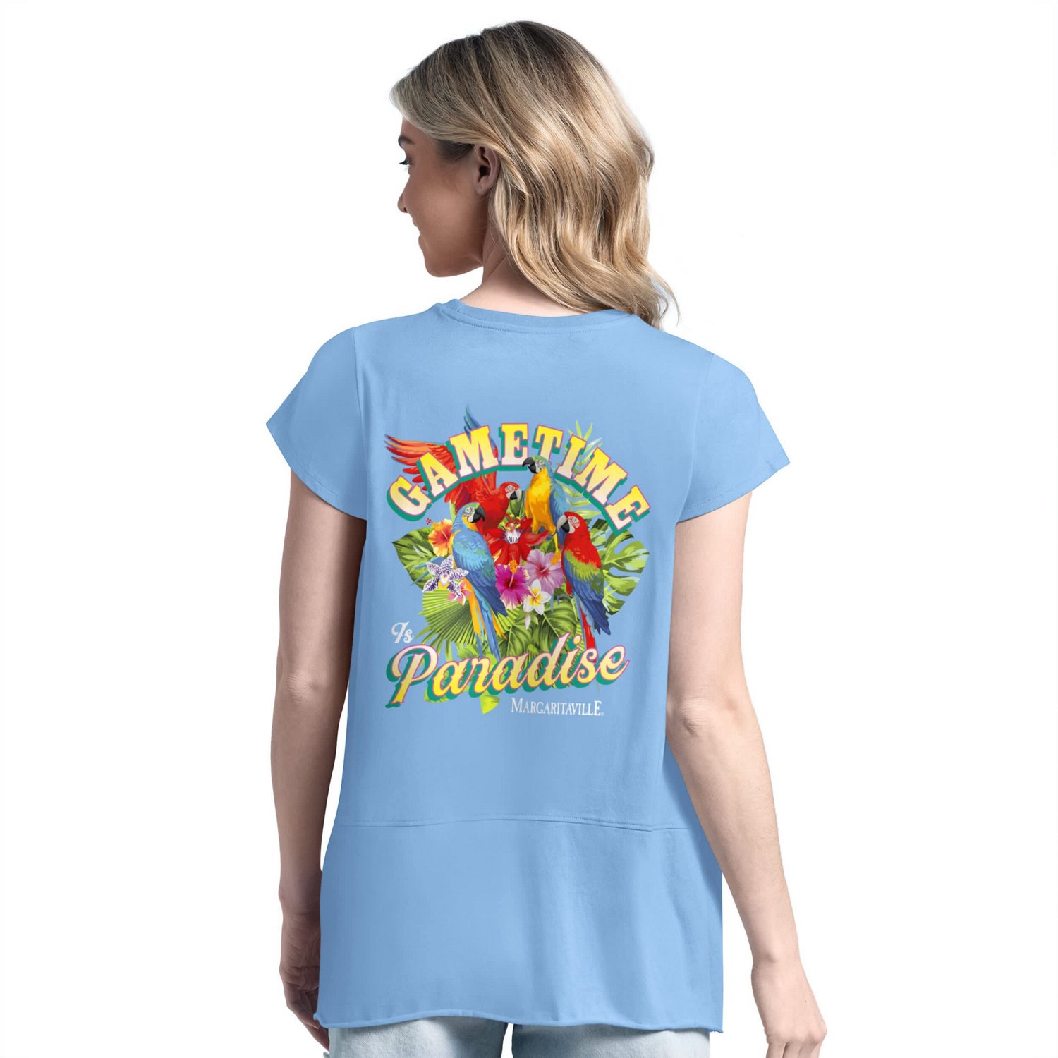 Margaritaville Light Chicago Cubs Gametime is Paradise T-Shirt - view number 3