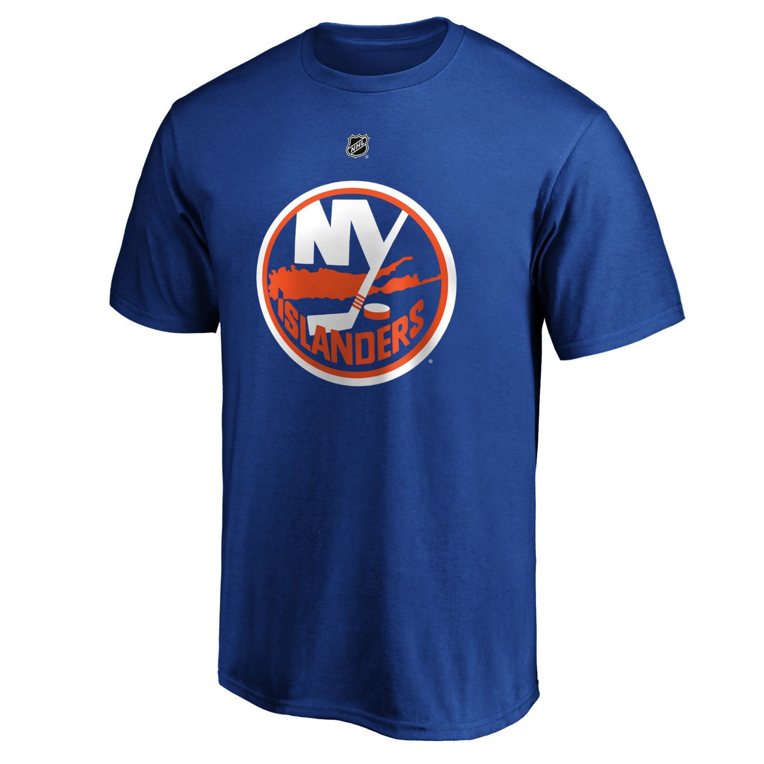 Mathew Barzal New York Islanders Team Authentic Stack Name  Number T-Shirt                                                       - view number 2