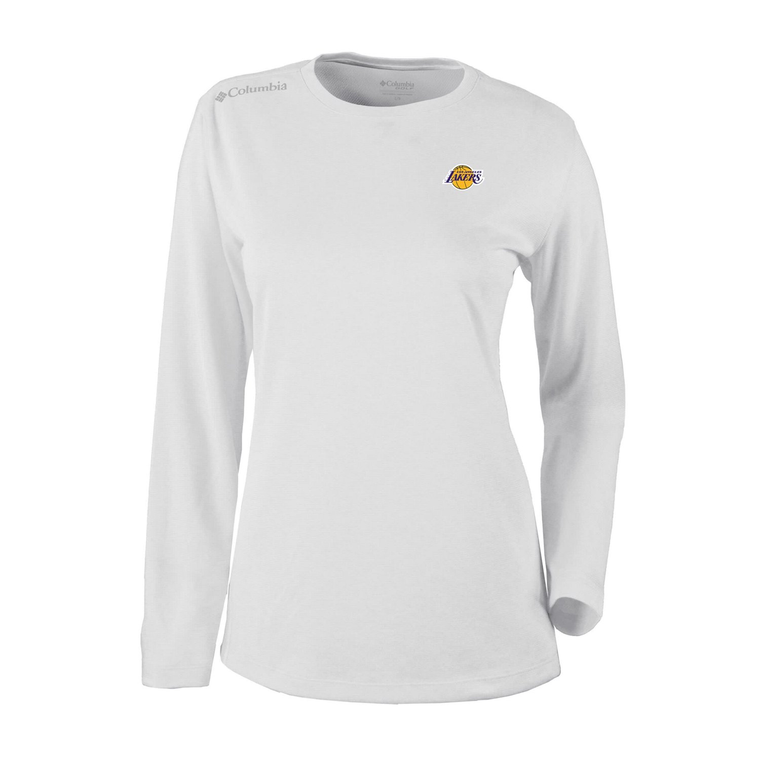 Men's Columbia Los Angeles Lakers Omni-Wick Shotgun Long Sleeve Top - view number 2