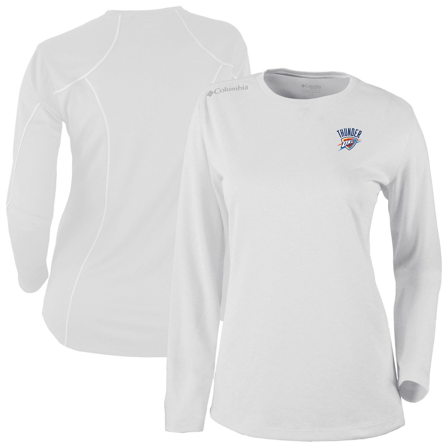 Men's Columbia Oklahoma City Thunder Omni-Wick Shotgun Long Sleeve Top