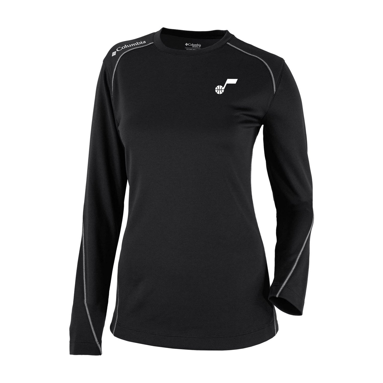 Men's Columbia Utah Jazz Omni-Wick Shotgun Long Sleeve Top - view number 2