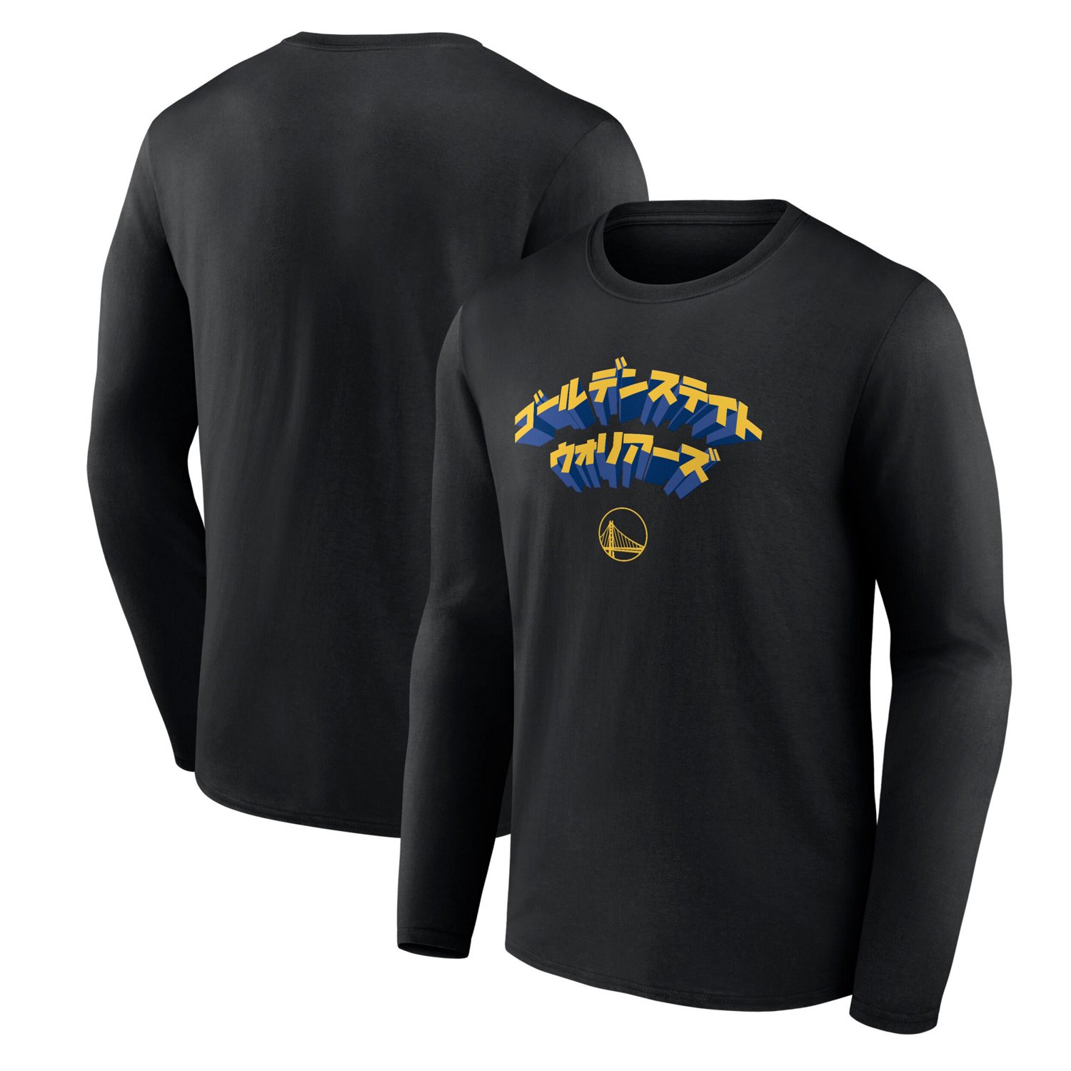 Men's Fanatics Branded Golden State Warriors Japanese Heritage Long Sleeve T-Shirt