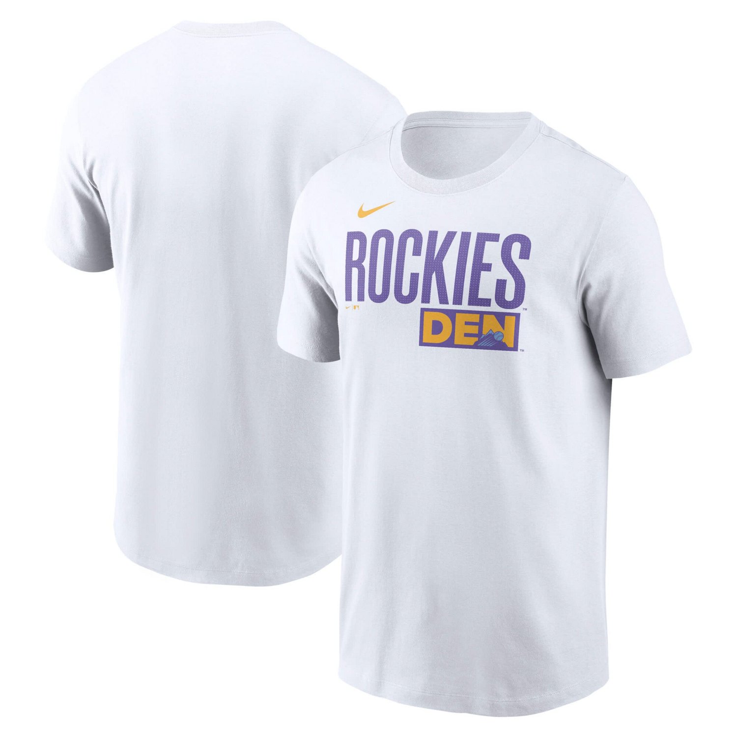 Men's Nike  White Colorado Rockies 2025 City Connect Wordmark T-Shirt - view number 2