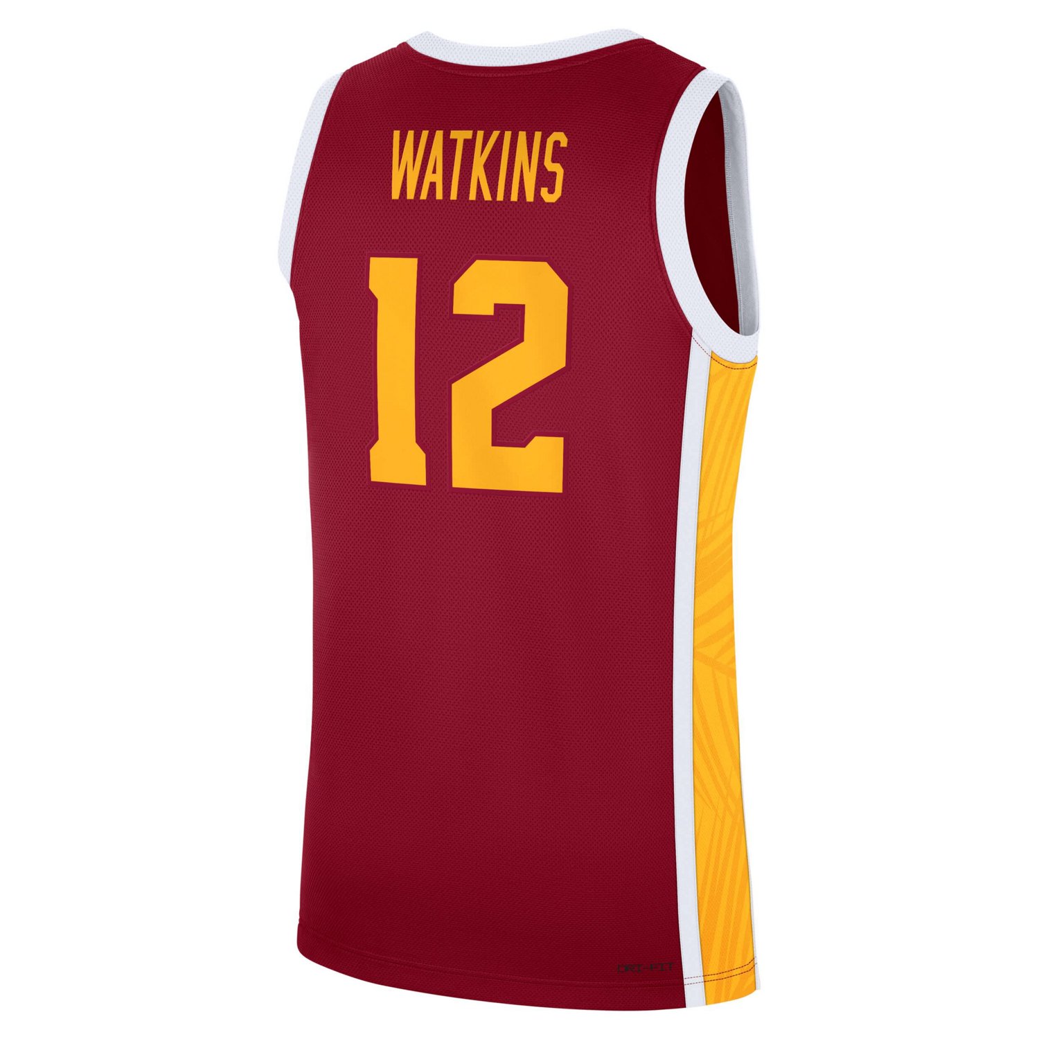 Men's Nike JuJu Watkins USC Trojans Road Replica Basketball Jersey - view number 3