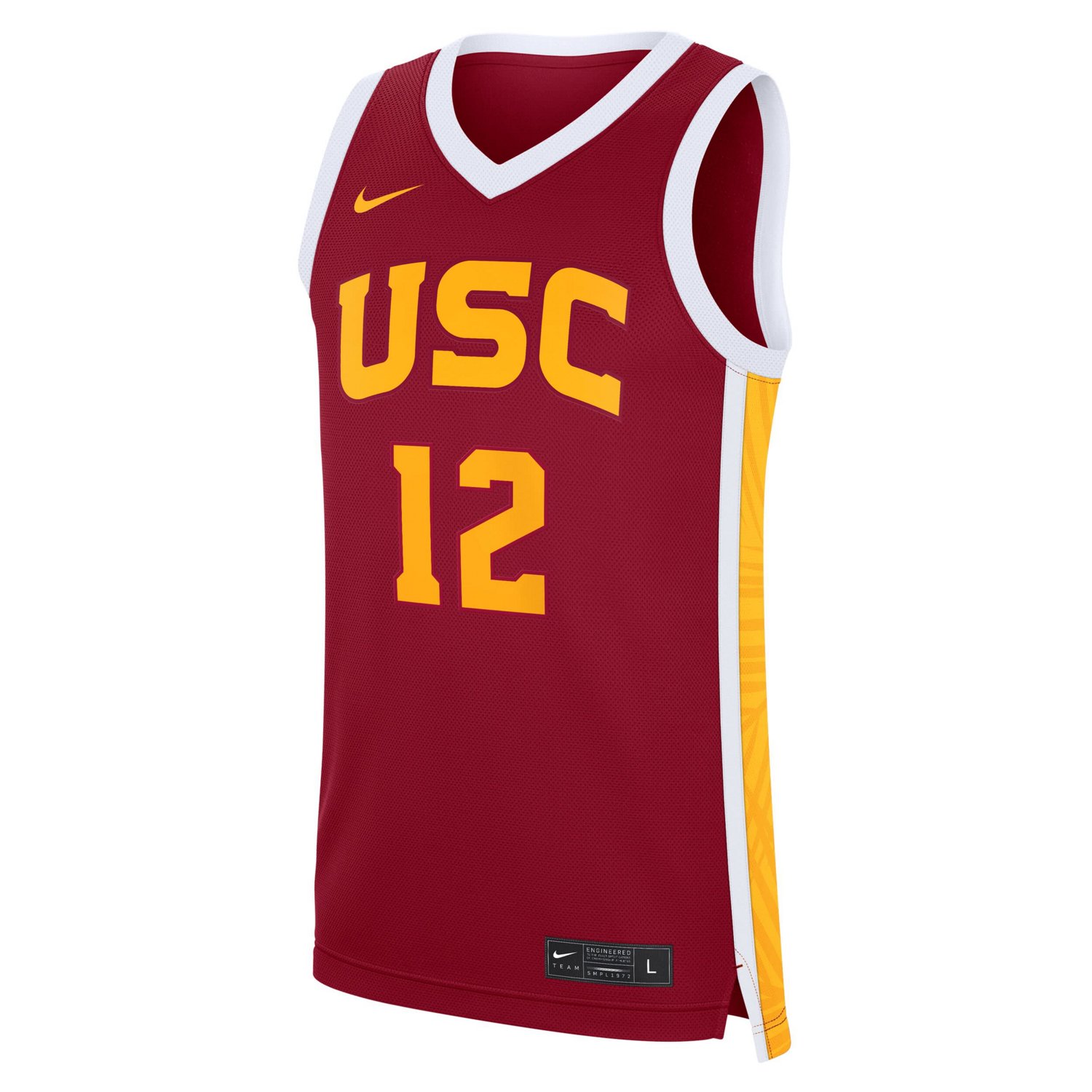 Men's Nike JuJu Watkins USC Trojans Road Replica Basketball Jersey - view number 2