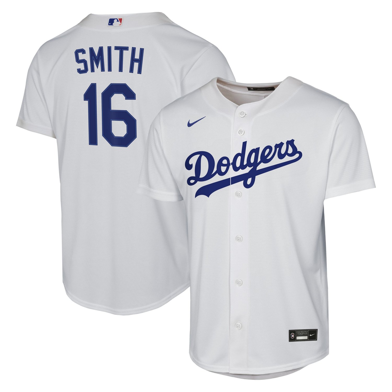 Men's Nike Will Smith Los Angeles Dodgers Home Replica Jersey