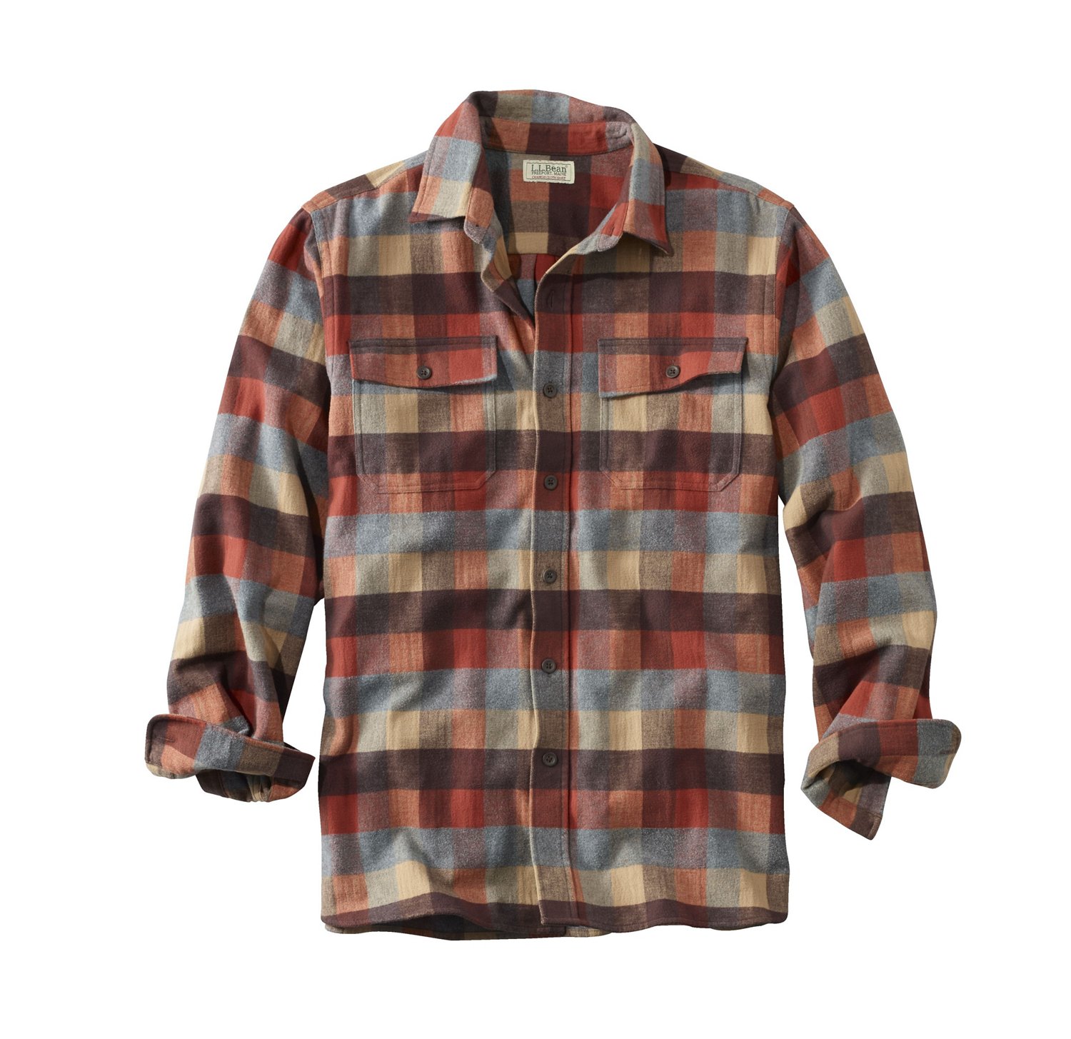 Men's Plaid Chamois Long Sleeve Shirt - view number 3