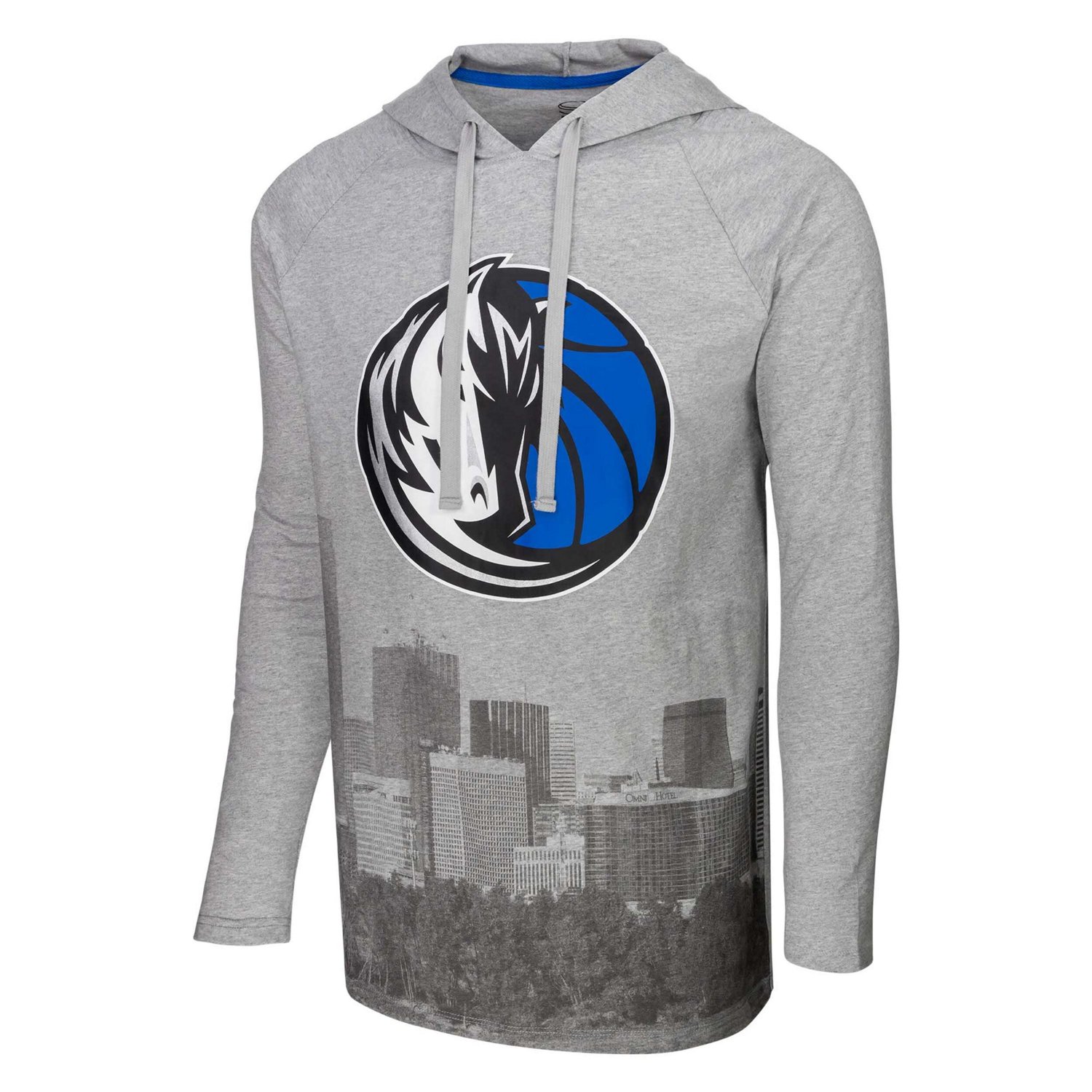 Men's Stadium Essentials Dallas Mavericks Atrium Raglan Long Sleeve Hoodie T-Shirt - view number 2