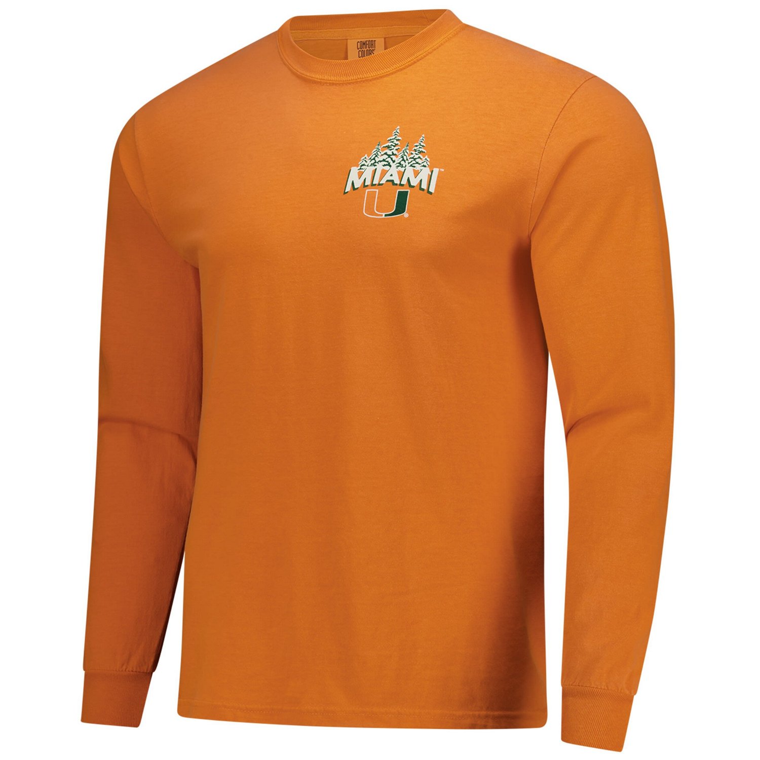 Miami Hurricanes Tree Farm Comfort Colors Long-Sleeve T-Shirt - view number 2