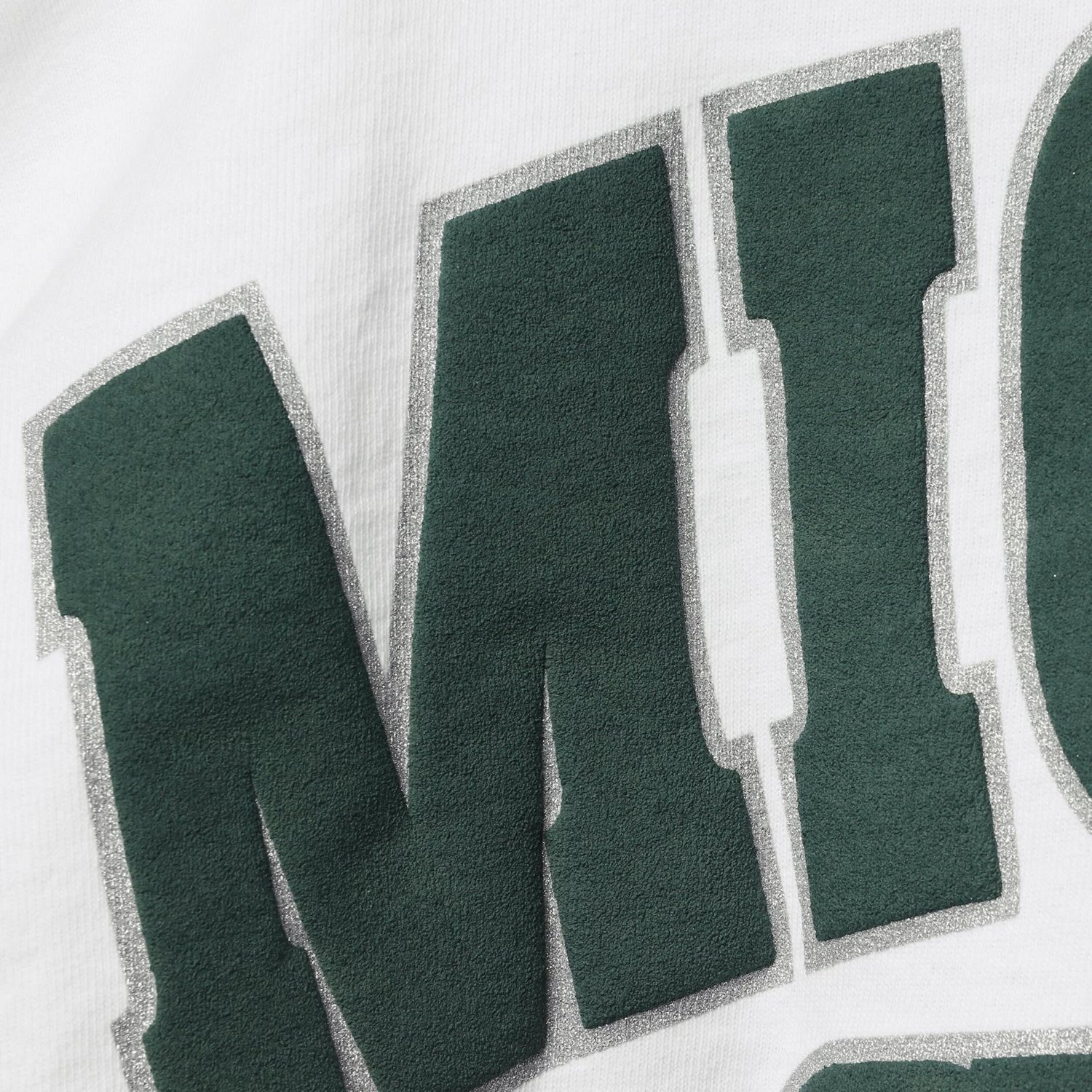 Michigan State Spartans Laurels Crop Long Sleeve T-Shirt