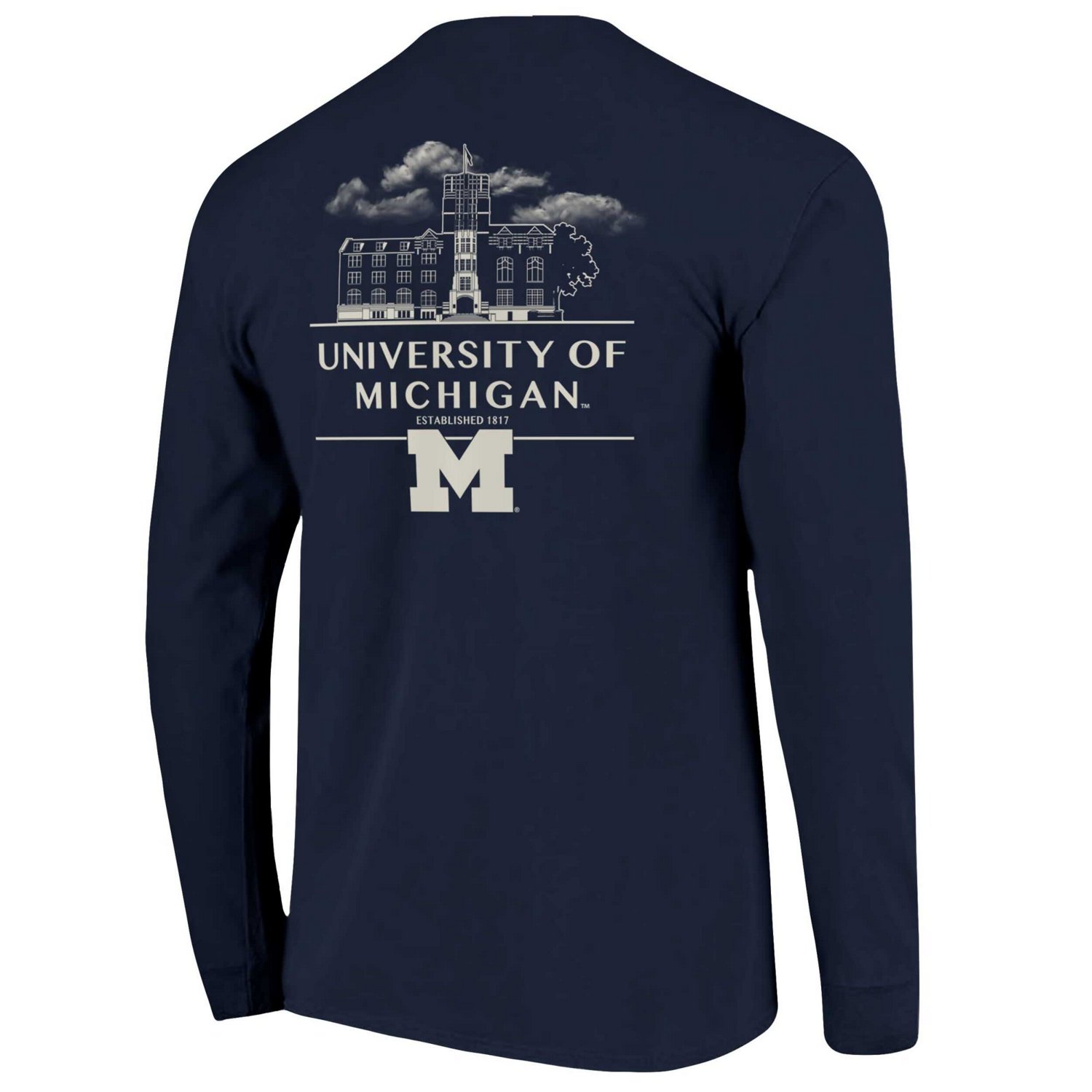 Michigan Wolverines Comfort Colors Campus Nights Long Sleeve T-Shirt - view number 3