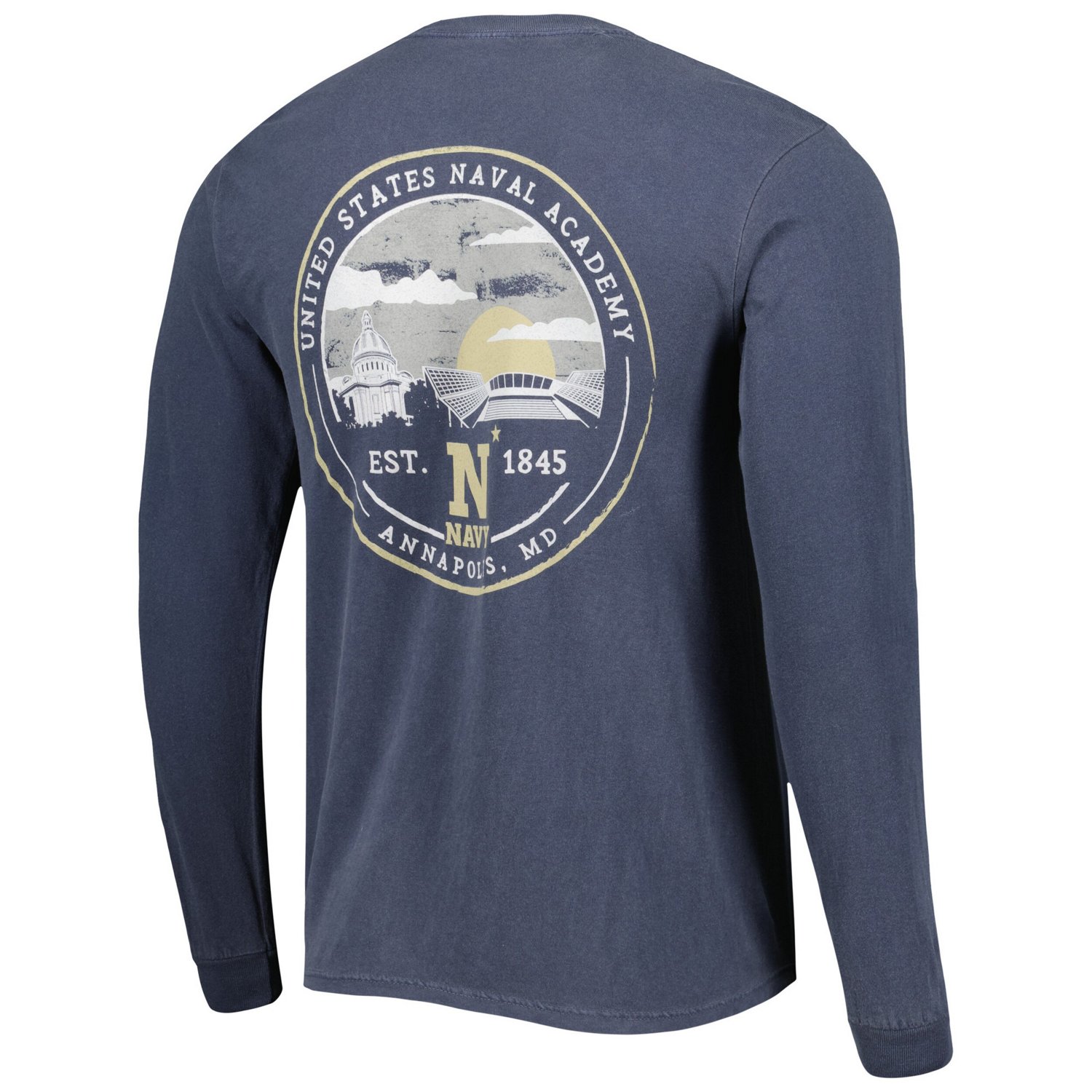 Midshipmen Circle Campus Scene Long Sleeve T-Shirt - view number 3