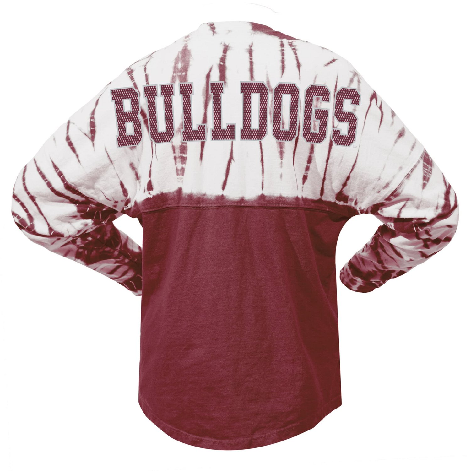 Mississippi State Bulldogs Tie-Dye Long Sleeve Jersey T-Shirt - view number 3