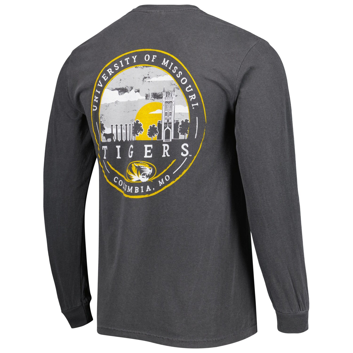 Missouri Tigers Circle Campus Scene Long Sleeve T-Shirt                                                                          - view number 3