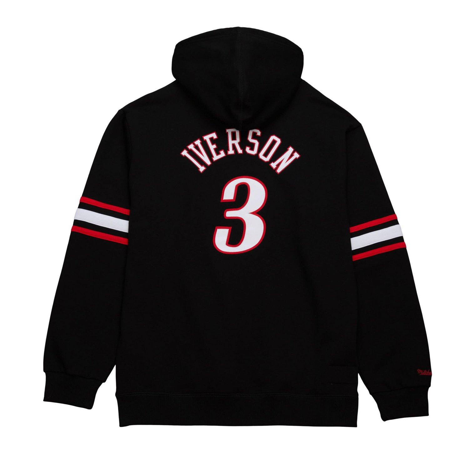 Mitchell  Ness Allen Iverson Philadelphia 76ers Name  Number Pullover Hoodie                                                     - view number 3