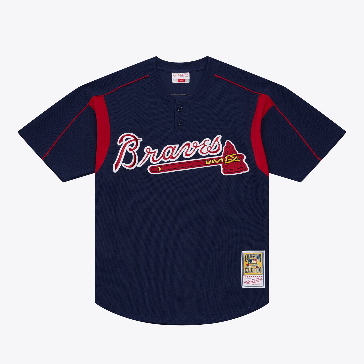 Mitchell  Ness Andruw Jones Atlanta Braves Authentic Batting Practice Jersey