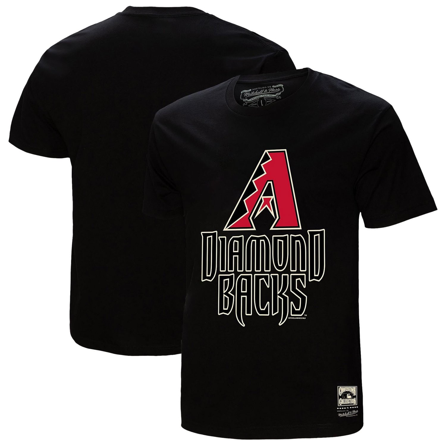 Mitchell  Ness Arizona Diamondbacks Cooperstown Collection Logo T-Shirt                                                          - view number 1