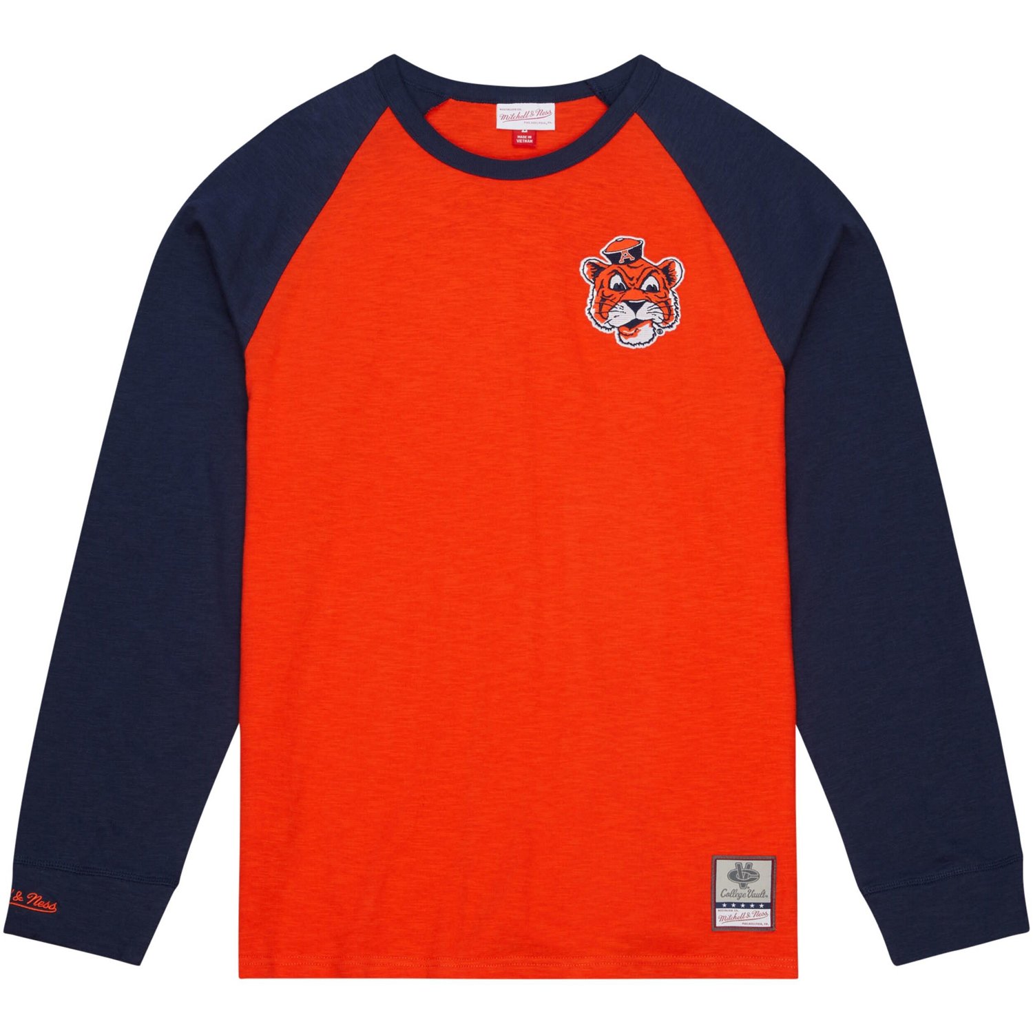 Mitchell  Ness Auburn Tigers Legendary Slub Raglan Long Sleeve T-Shirt - view number 2