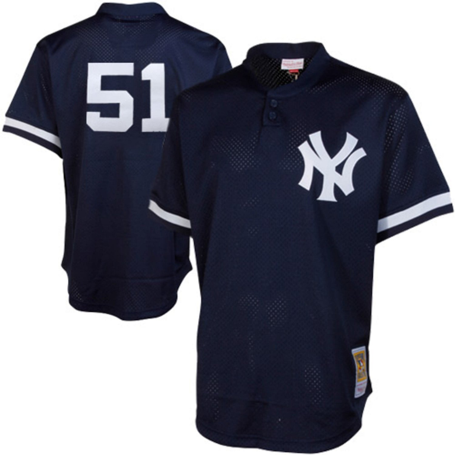 Mitchell  Ness Bernie Williams New York Yankees Cooperstown Mesh Batting Practice Jersey                                         - view number 1