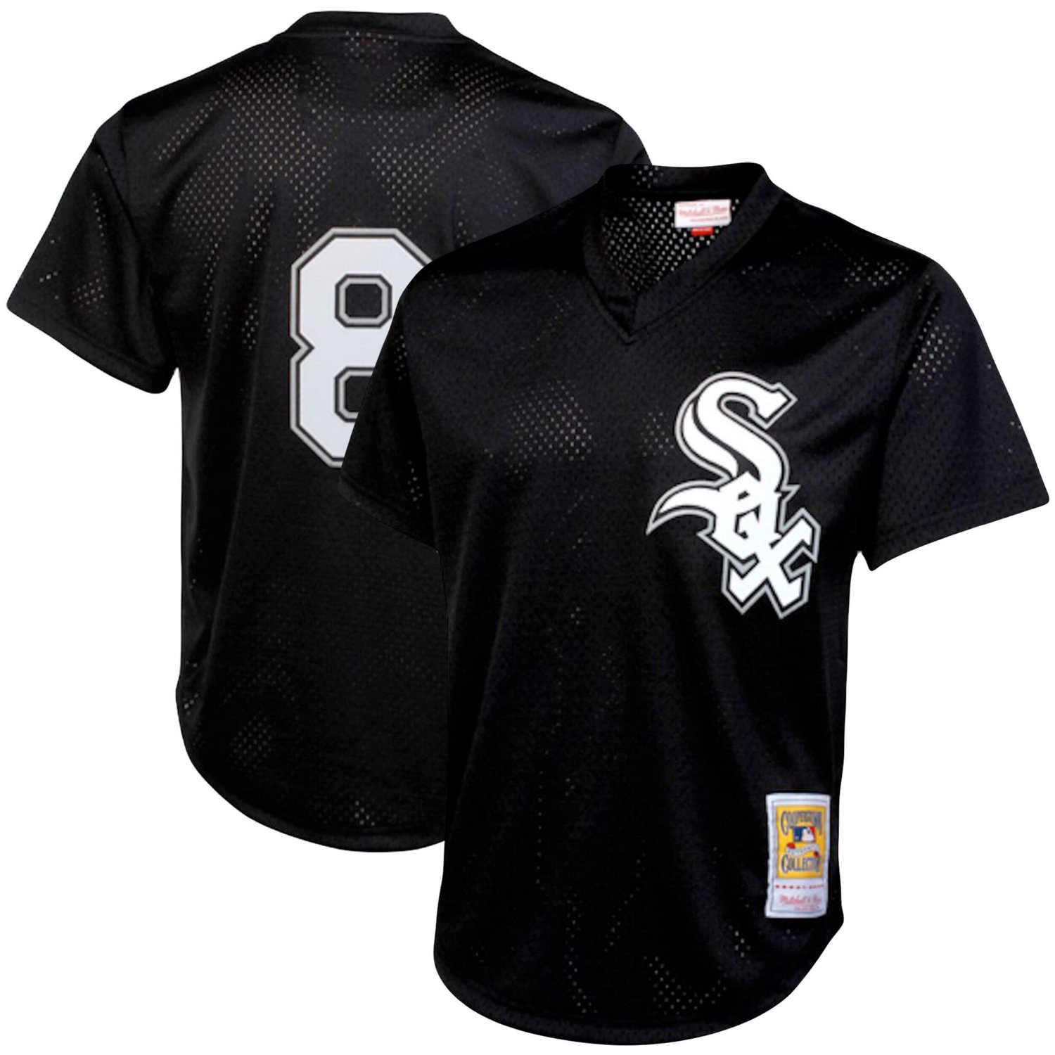 Mitchell  Ness Bo Jackson Chicago White Sox Cooperstown Collection Big Tall Mesh Batting Practice Jersey