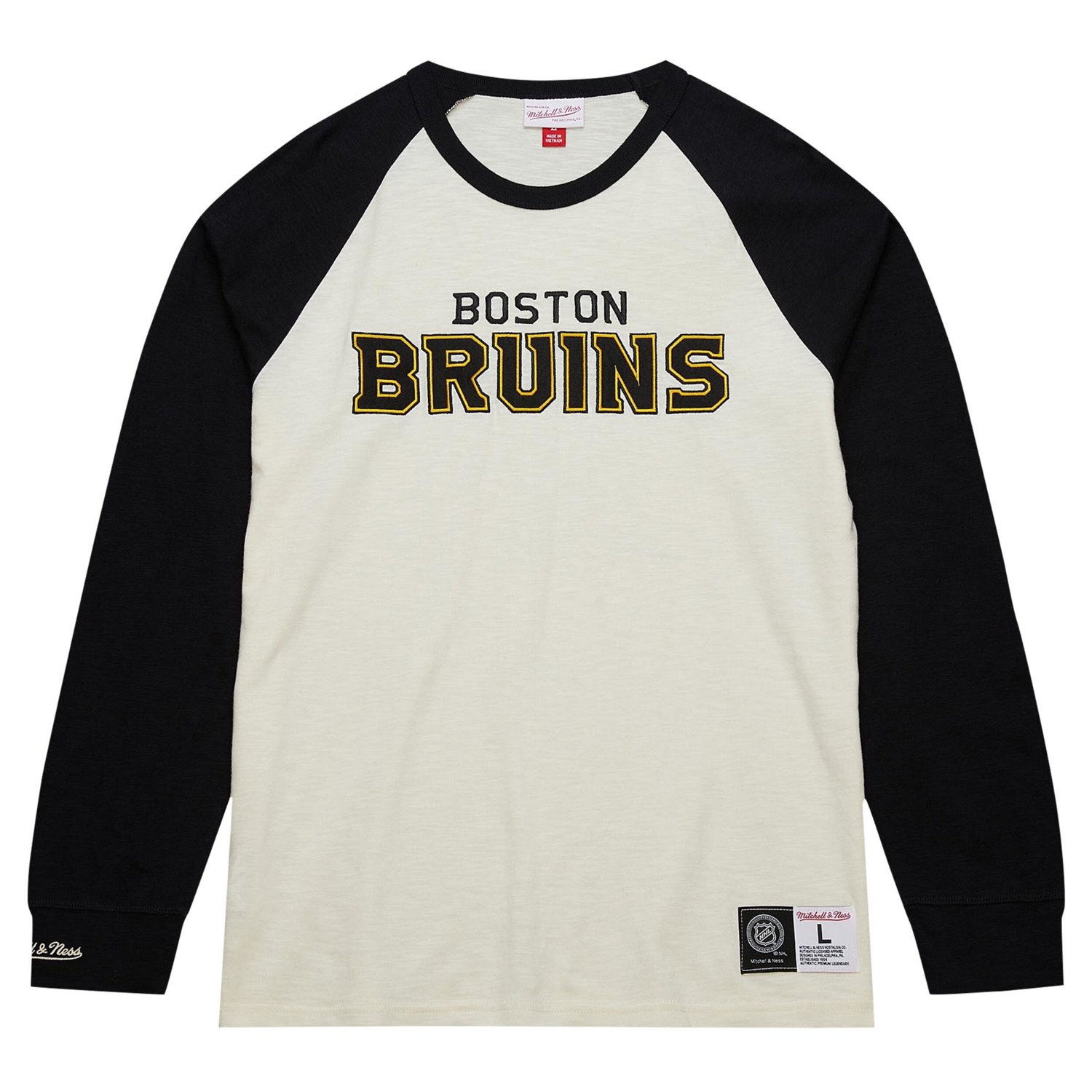 Mitchell  Ness Boston Bruins Legendary Slub Vintage Raglan Long Sleeve T-Shirt - view number 2