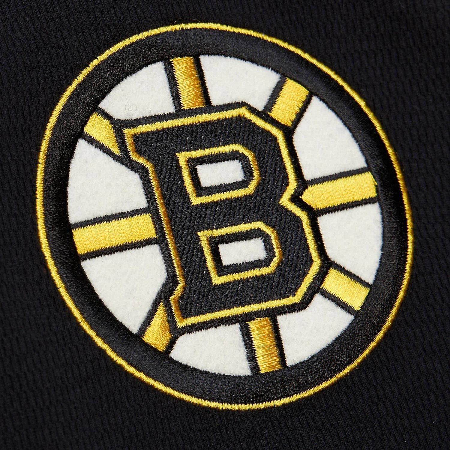 Mitchell  Ness Boston Bruins Thermal Henley Long Sleeve T-Shirt