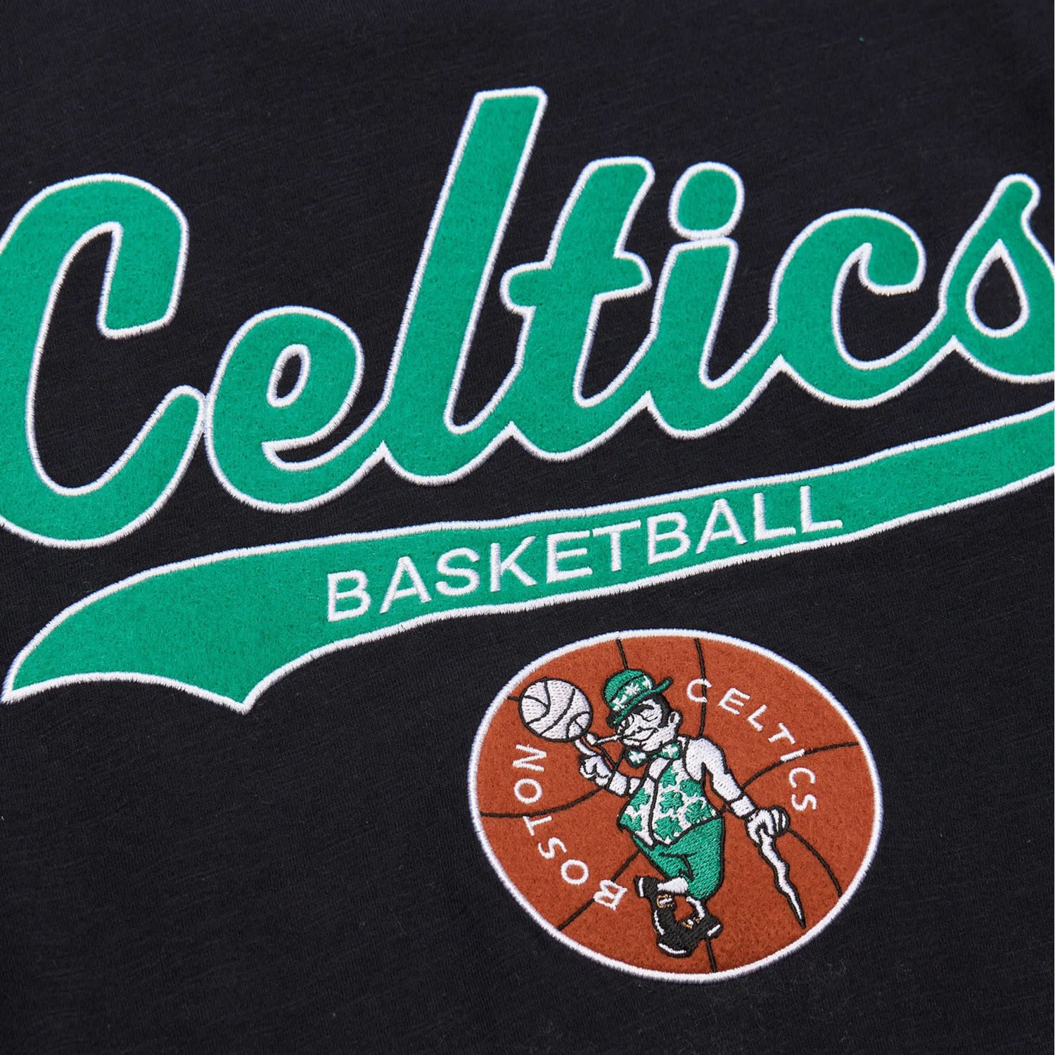 Mitchell  Ness Boston Celtics Hardwood Classics Felt Applique Slub T-Shirt - view number 4