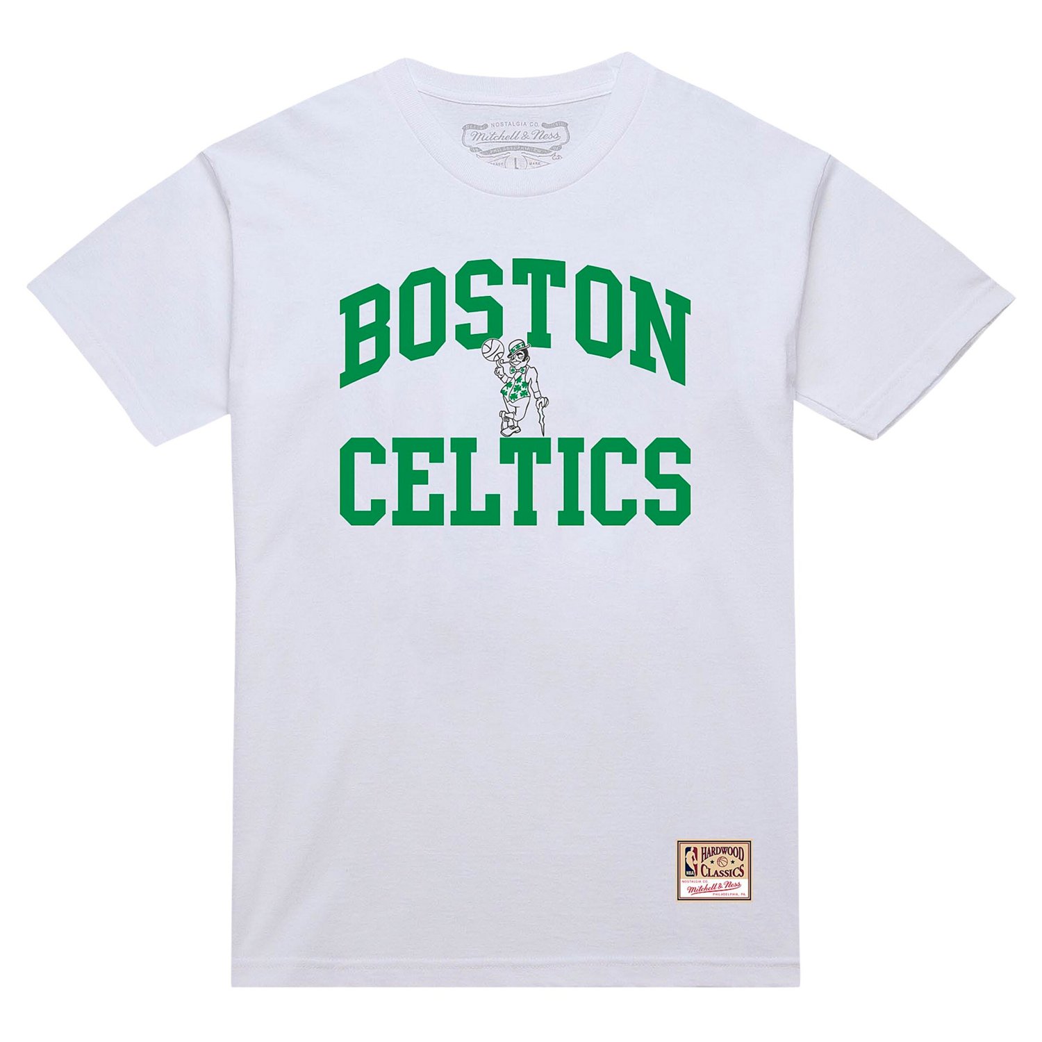 Mitchell  Ness Boston Celtics Hardwood Classics Vintage Warm Up T-Shirt - view number 2