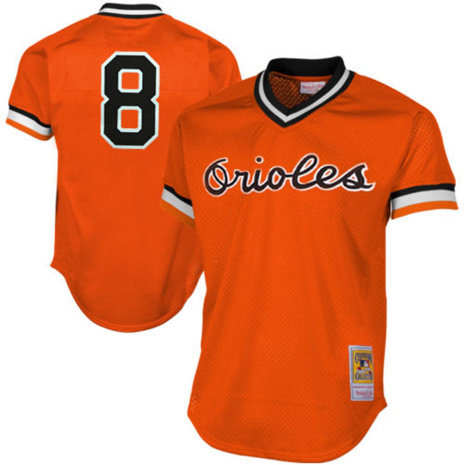 Mitchell  Ness Cal Ripken Jr Baltimore Orioles 1988 Authentic Cooperstown Collection Mesh Batting Practice Jersey