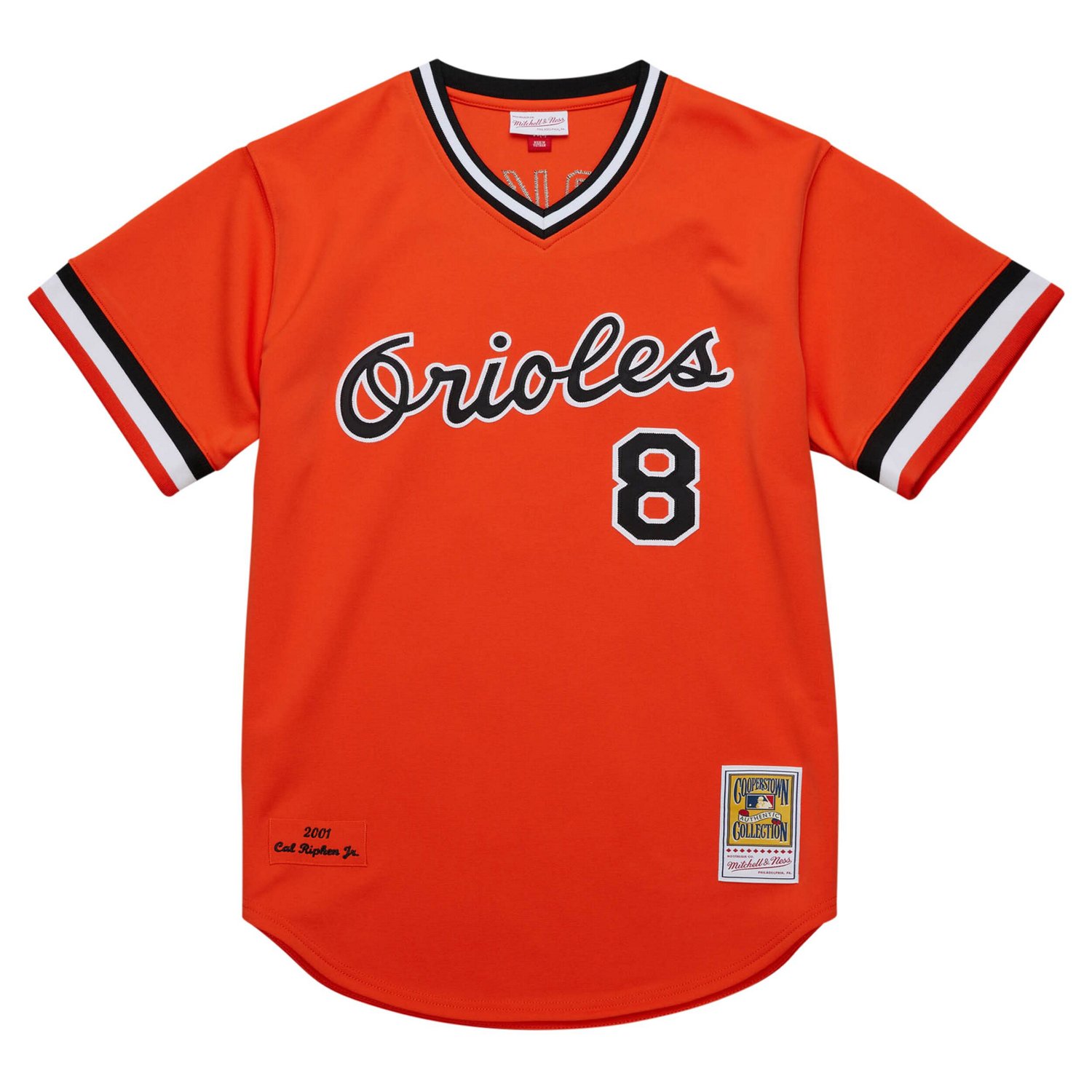 Mitchell  Ness Cal Ripken Jr Baltimore Orioles 2001 Cooperstown Collection Authentic Throwback Jersey - view number 2