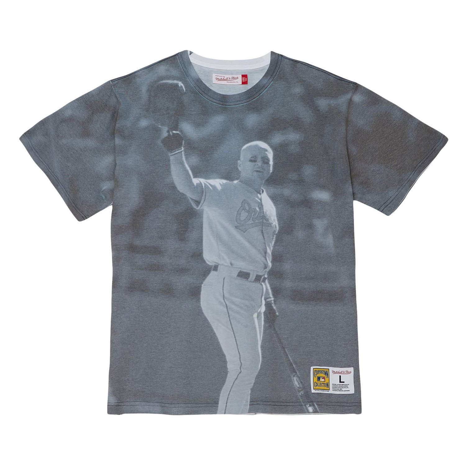 Mitchell  Ness Cal Ripken Jr Baltimore Orioles Cooperstown Collection Highlight Sublimated Player Graphic T-Shirt                - view number 2