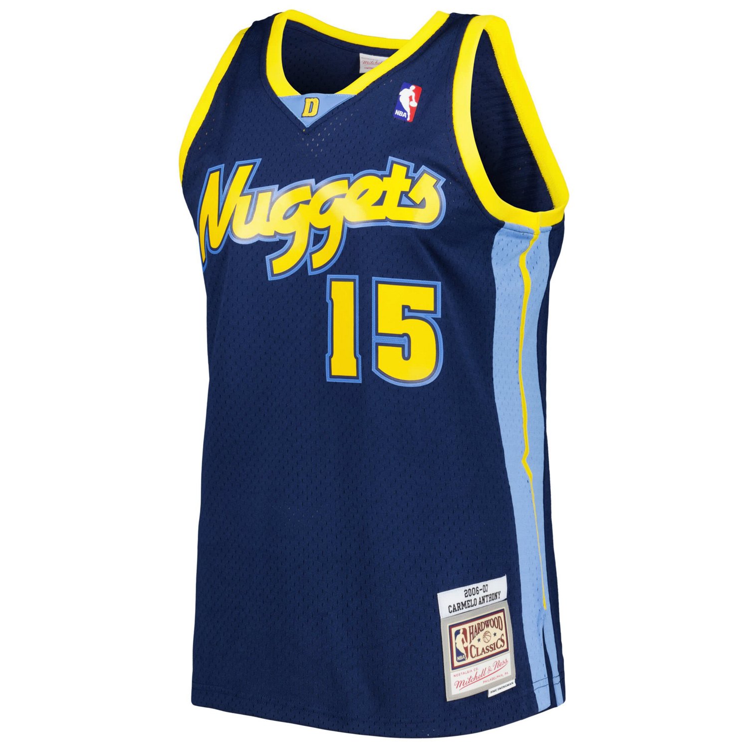 Mitchell  Ness Carmelo Anthony Denver Nuggets Hardwood Classics Swingman Jersey - view number 2