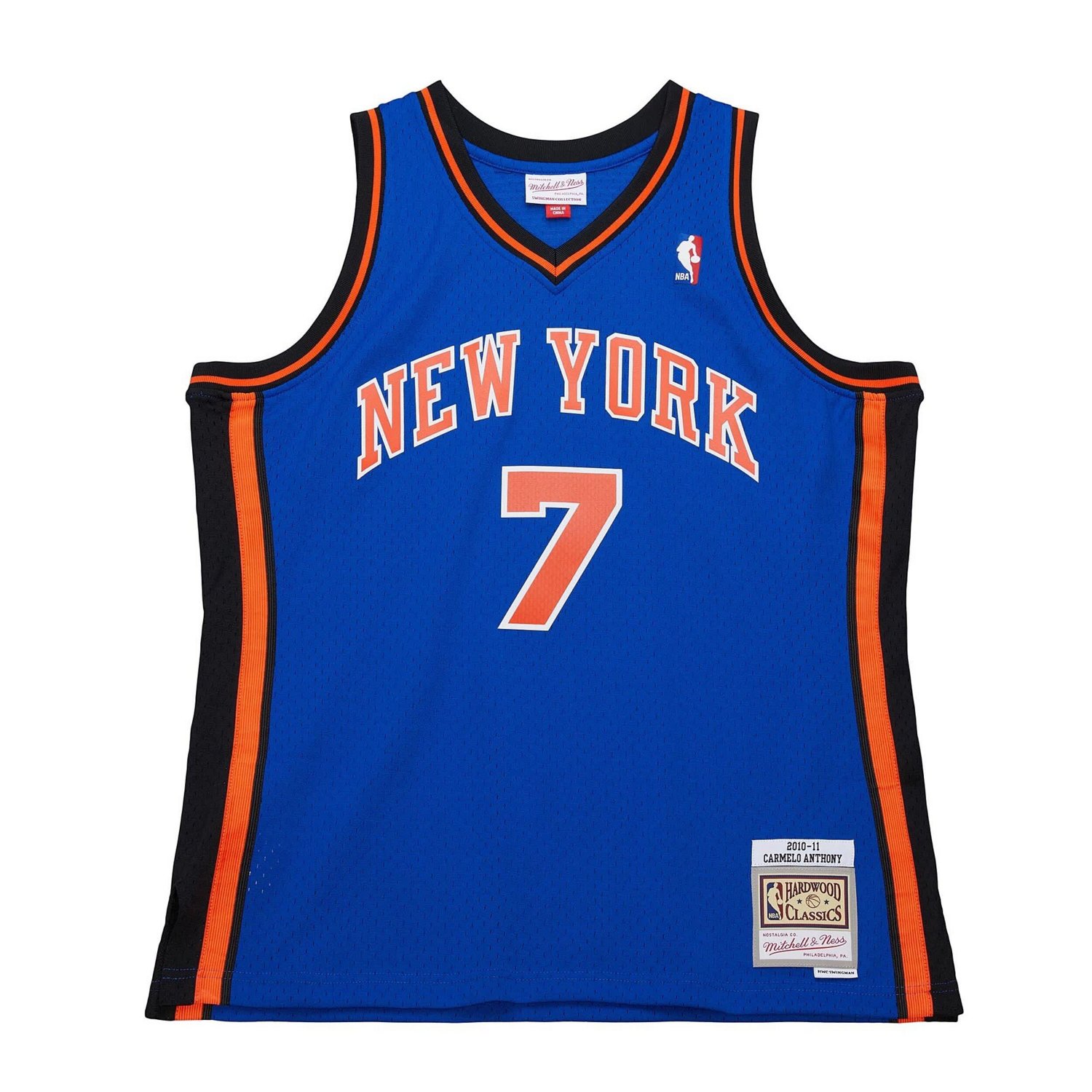 Mitchell  Ness Carmelo Anthony New York Knicks 2010 11 Swingman Jersey - view number 2