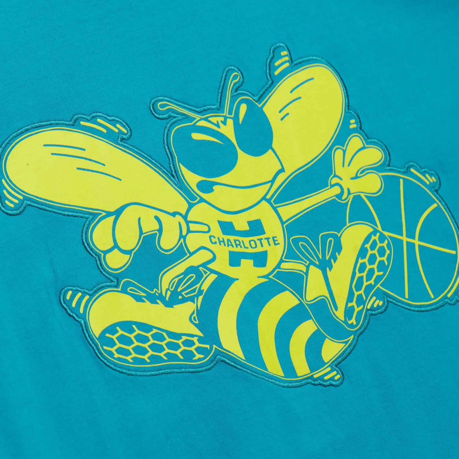 Mitchell  Ness Charlotte Hornets Hardwood Classics Neon Nights Premium T-Shirt - view number 4