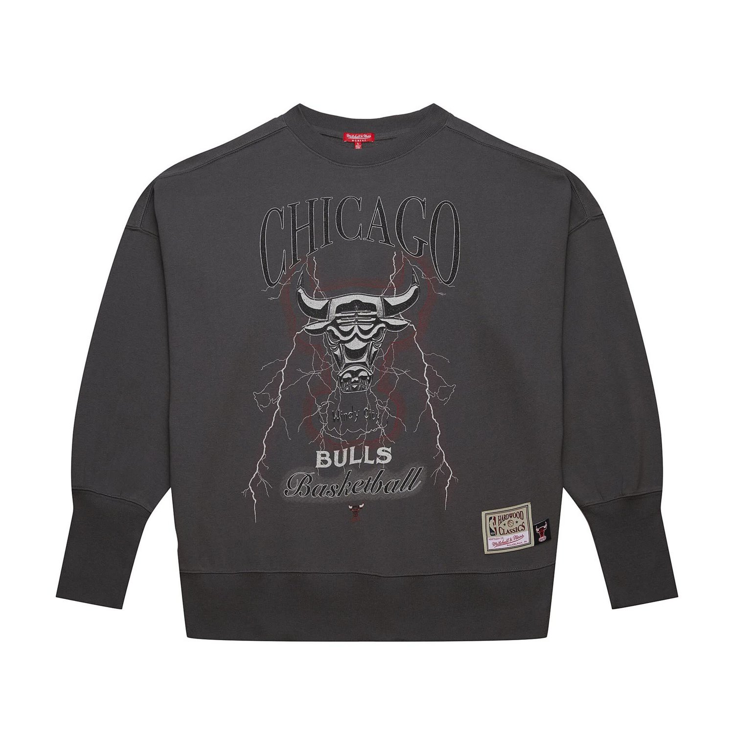 Mitchell  Ness Chicago Bulls Hardwood Classics Lightweight Pullover Sweatshirt - view number 2