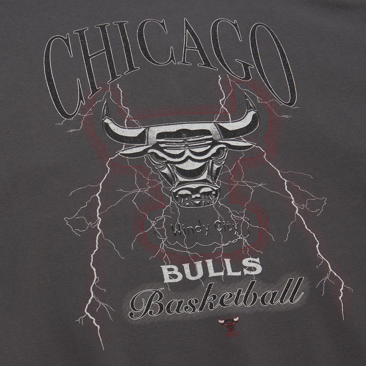 Mitchell  Ness Chicago Bulls Hardwood Classics Lightweight Pullover Sweatshirt - view number 4