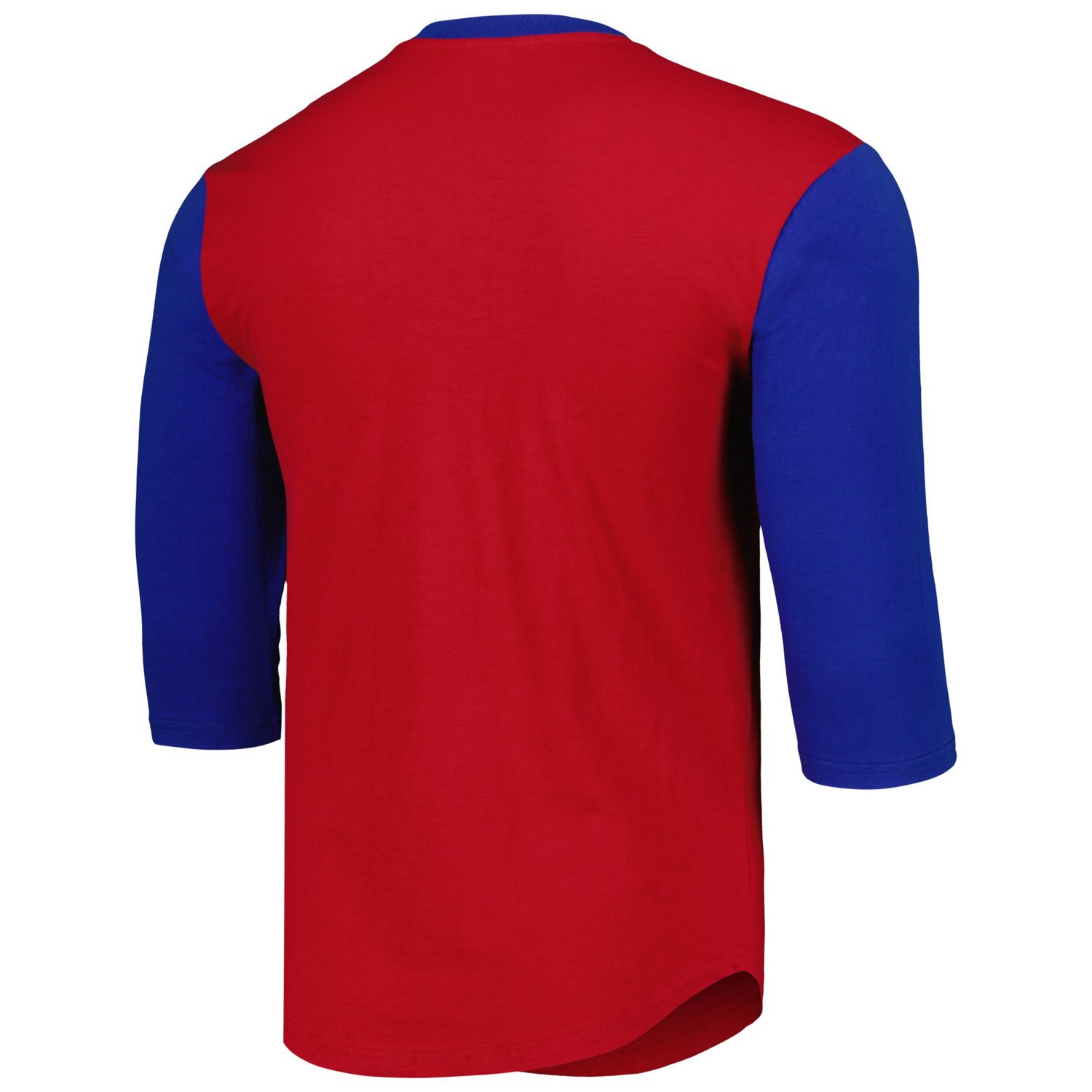 Mitchell  Ness Chicago Cubs Cooperstown Collection Legendary Slub Henley 3 4-Sleeve T-Shirt