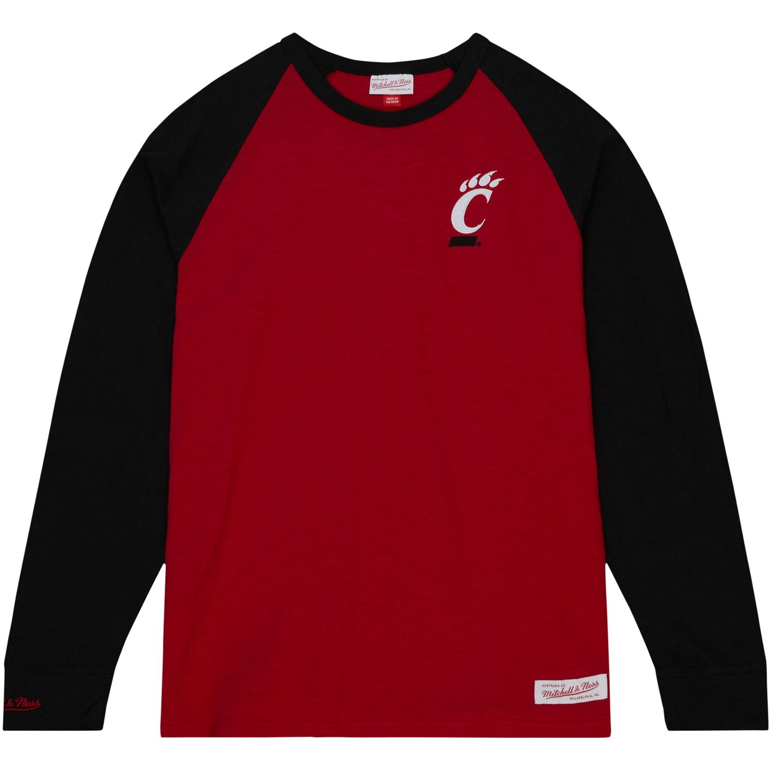 Mitchell  Ness Cincinnati Bearcats Legendary Slub Raglan Long Sleeve T-Shirt - view number 2