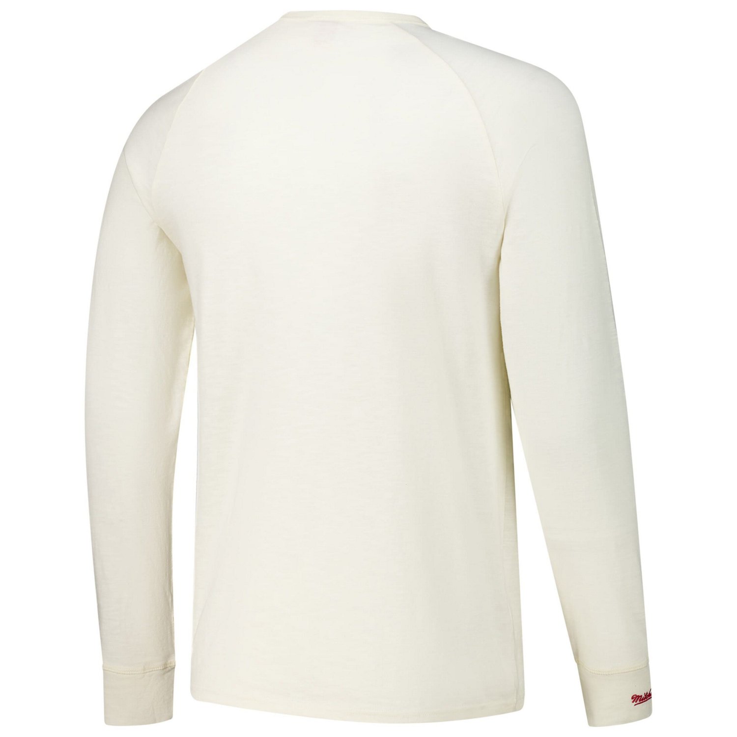Mitchell  Ness Cincinnati Reds Arched Logo Slub Long Sleeve T-Shirt