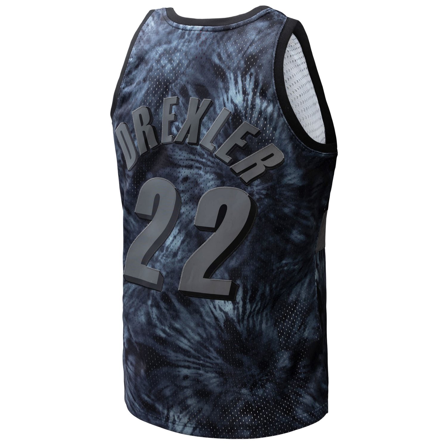 Mitchell  Ness Clyde Drexler Portland Trail Blazers Hardwood Classics 1991 92 Tie-Dye Swingman Jersey                            - view number 3