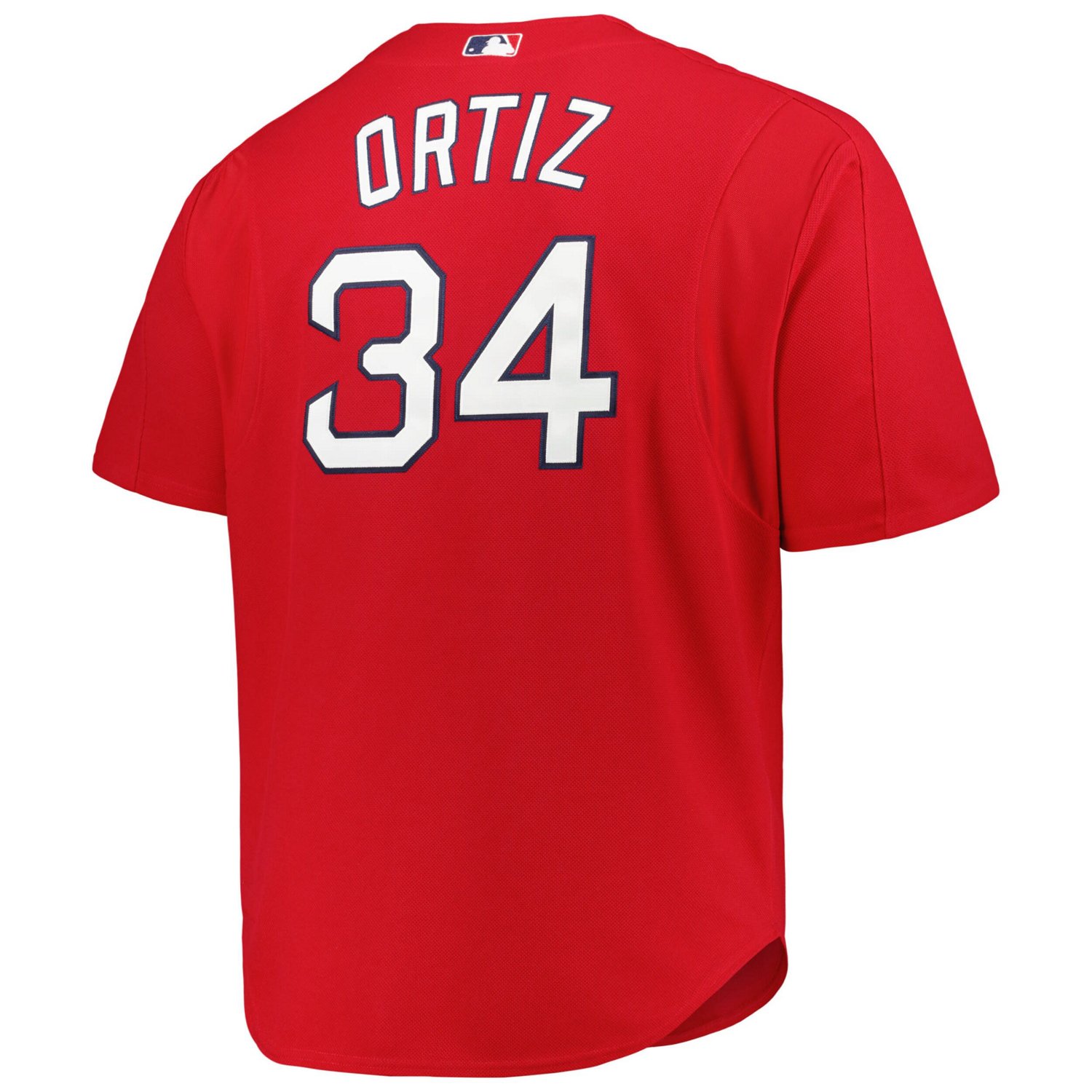 Mitchell  Ness David Ortiz Boston Sox Big  Tall Cooperstown Collection Batting Practice Replica Jersey                           - view number 3